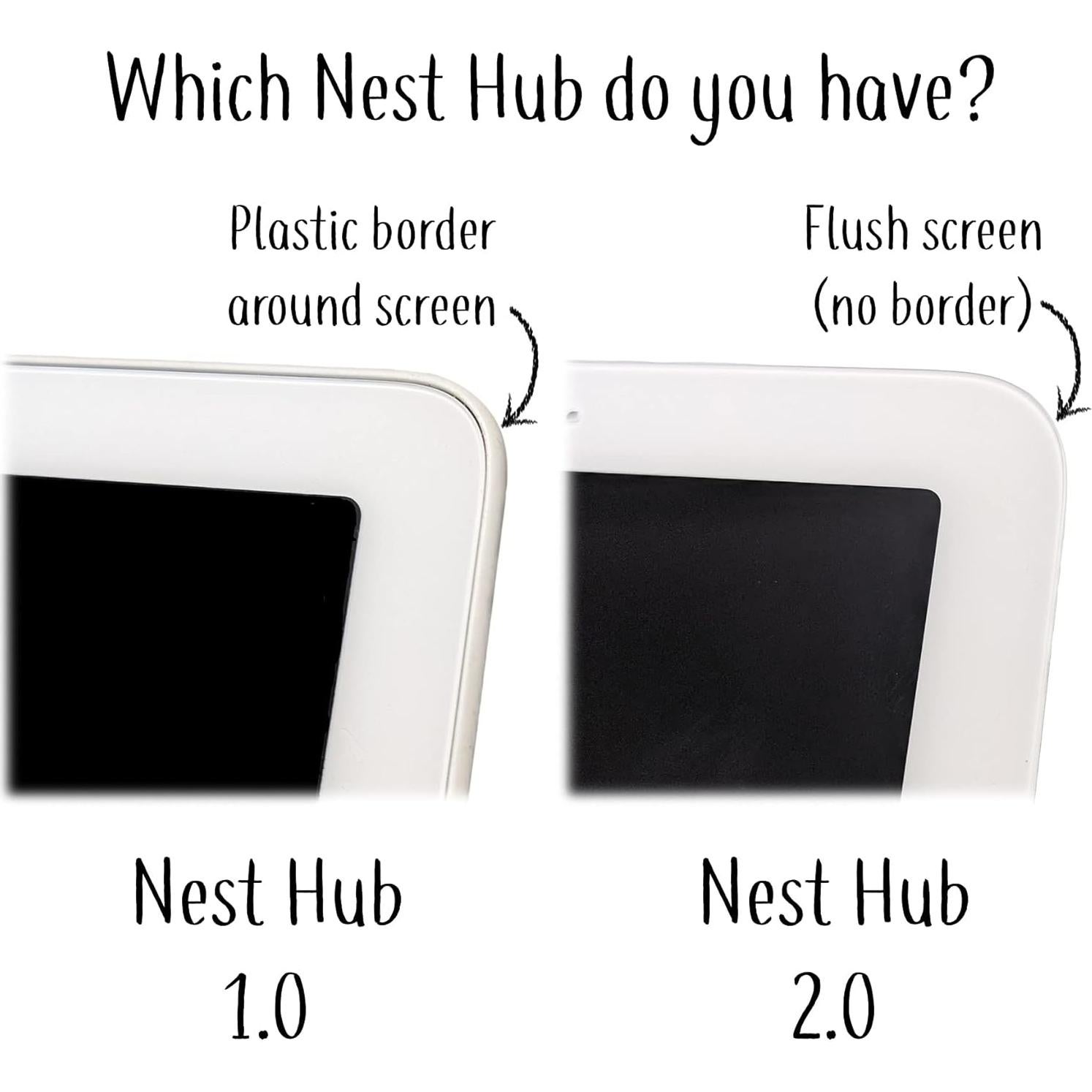 Montaje Genie para Google Nest Hub 2da Gen en Pared - Blanco