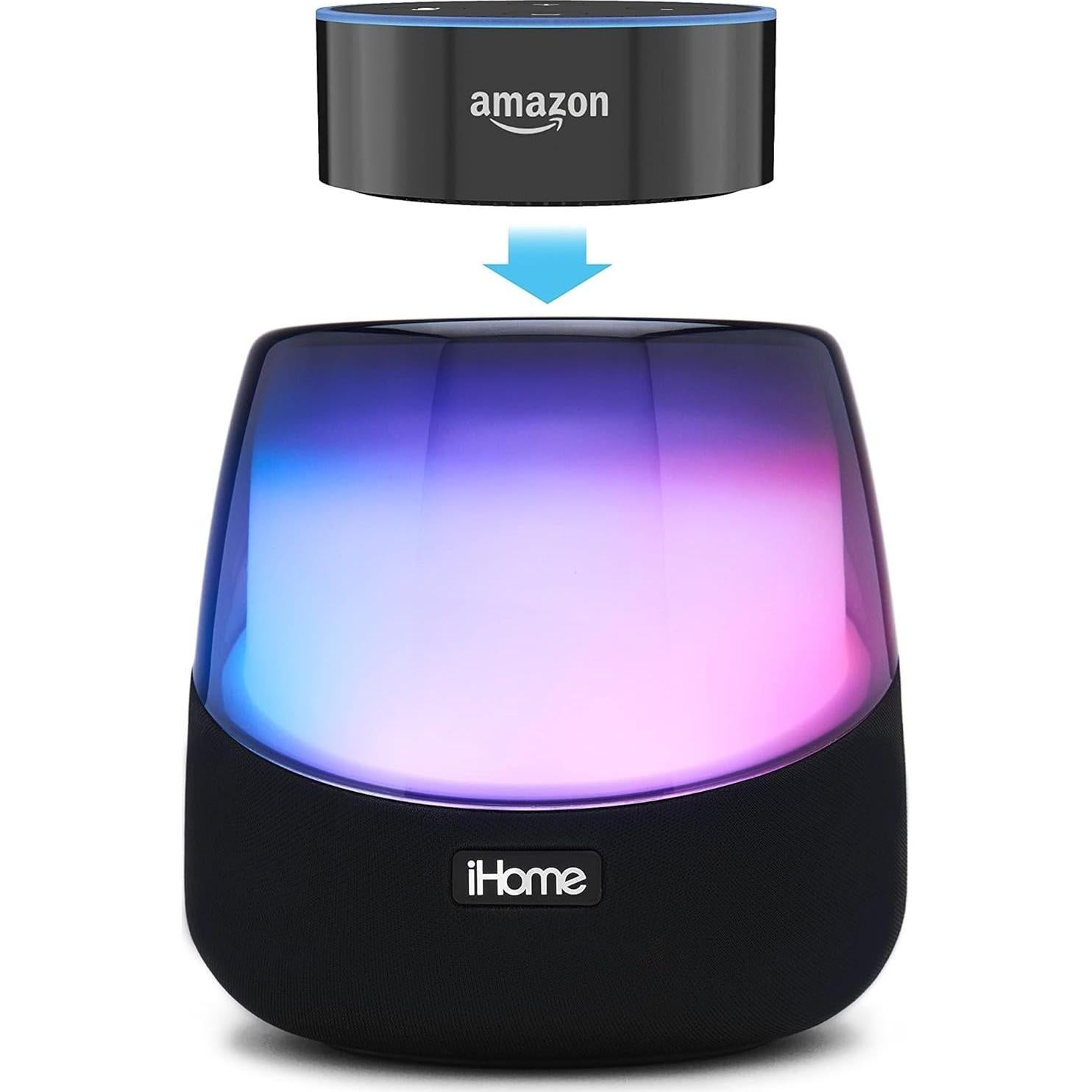 Altavoz Bluetooth iHome iAV5 Recargable para Amazon Echo Dot