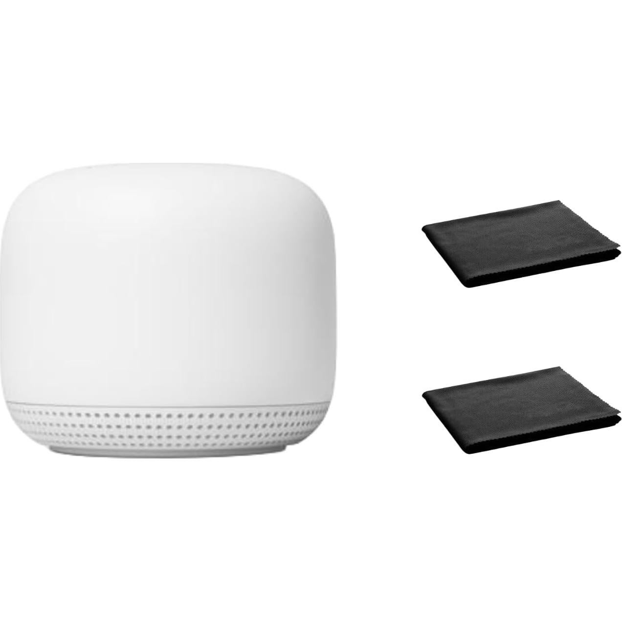 Router Google Nest WiFi Mesh AC2200 con 2 Puntos - Cobertura 500 m²