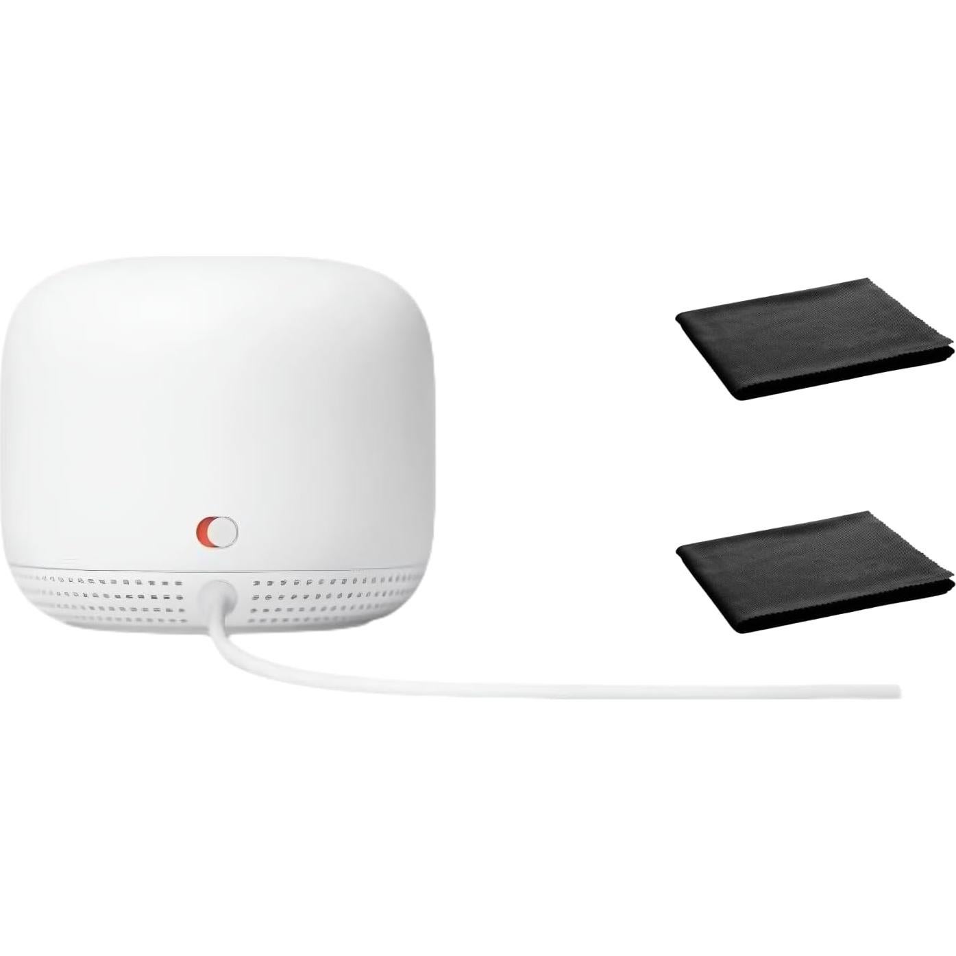 Router Google Nest WiFi Mesh AC2200 con 2 Puntos - Cobertura 500 m²