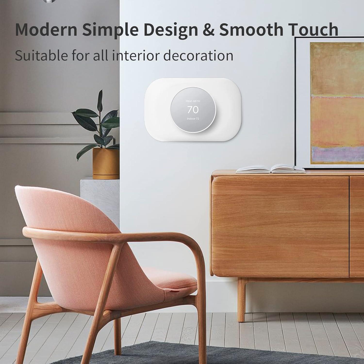 Placa de Pared para Termostato Nest Petrichor GWPC-01 Blanca