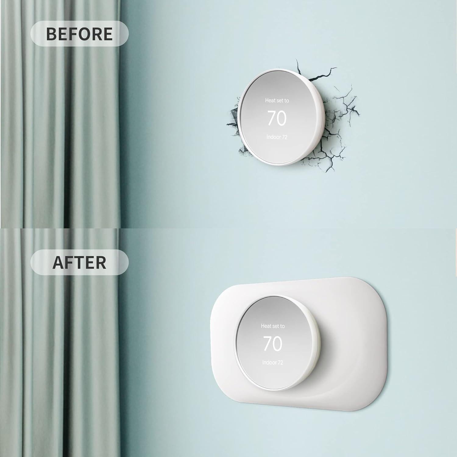 Placa de Pared para Termostato Nest Petrichor GWPC-01 Blanca