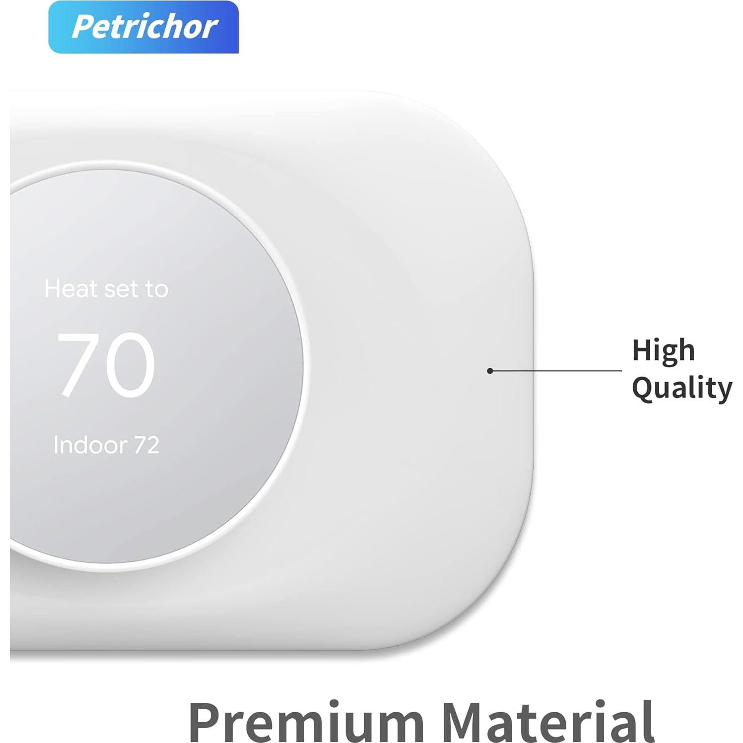 Placa de Pared para Termostato Nest Petrichor GWPC-01 Blanca