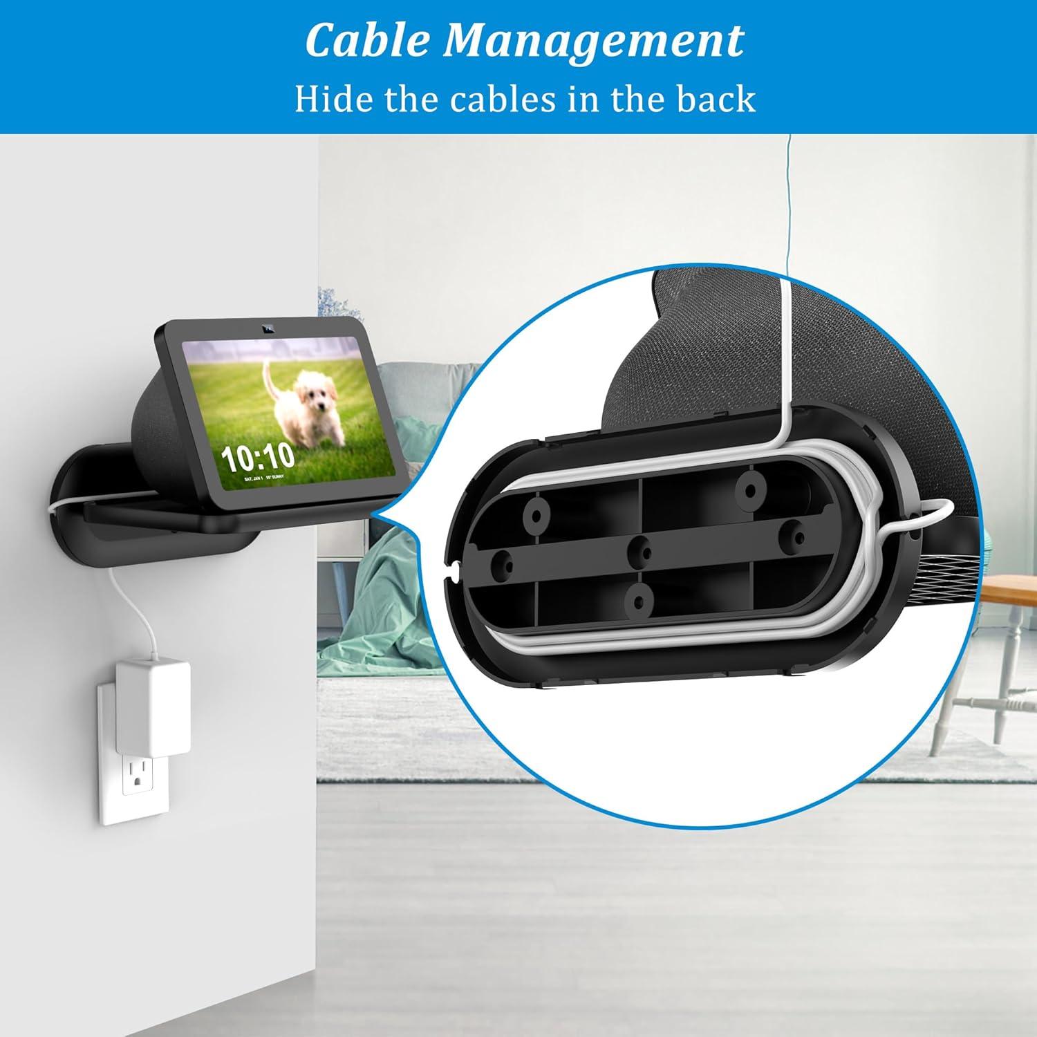 Soporte de Pared PlusAcc para Show 8 y Google Nest Hub Max