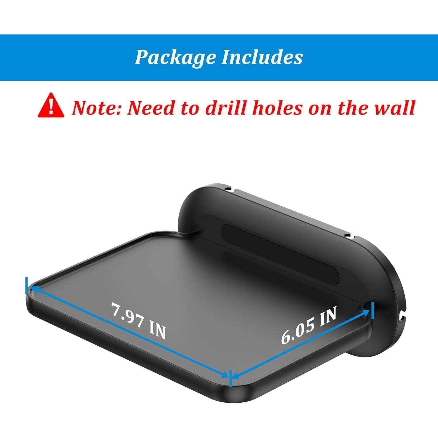 Soporte de Pared PlusAcc para Show 8 y Google Nest Hub Max