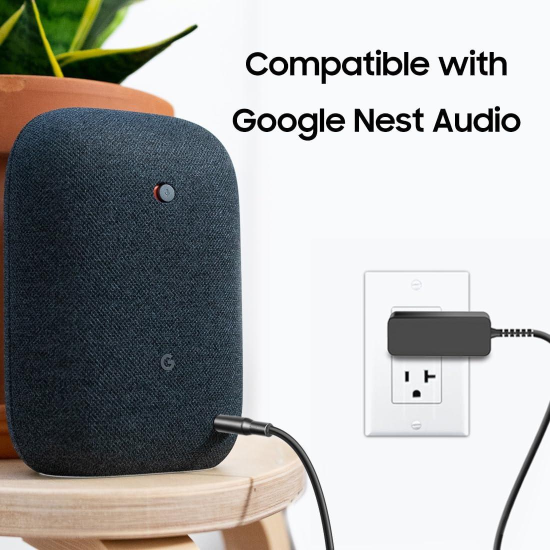 Adaptador de Corriente 24V 30W para Google Nest Hub Max y Audio