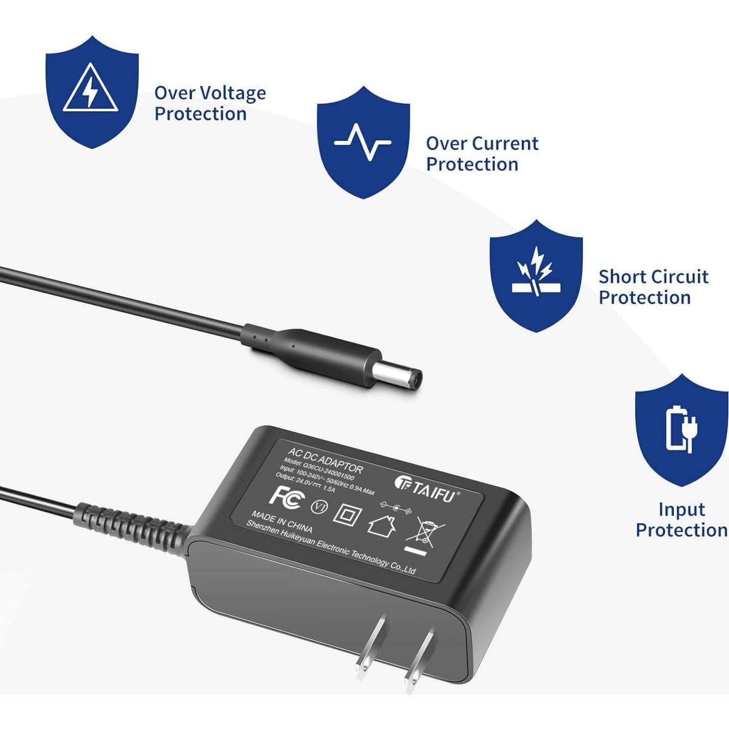 Cargador Adaptador AC 24V TAIFU para Google Nest Hub Max