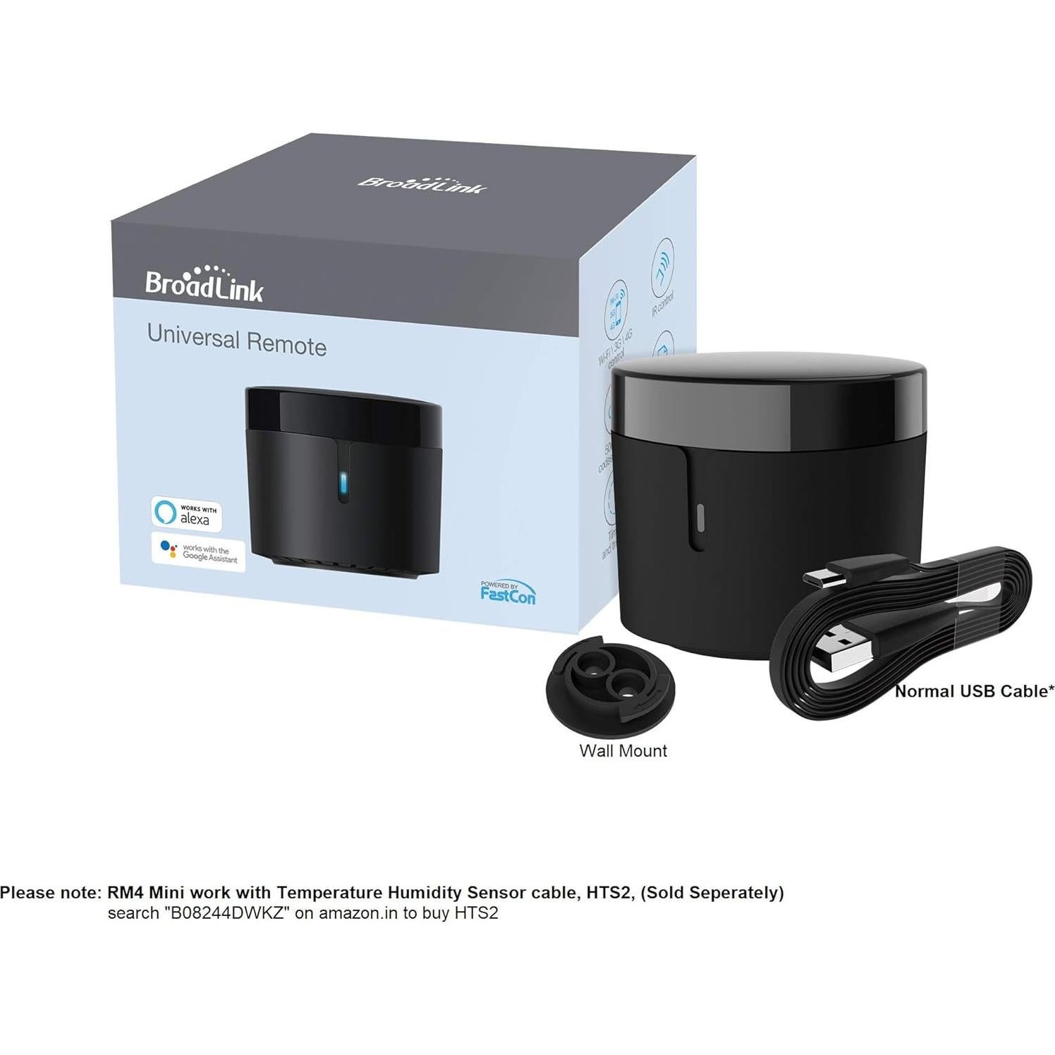 Broadlink RM4 Mini Hub IR Inteligente Wi-Fi 2.4GHz Control Remoto