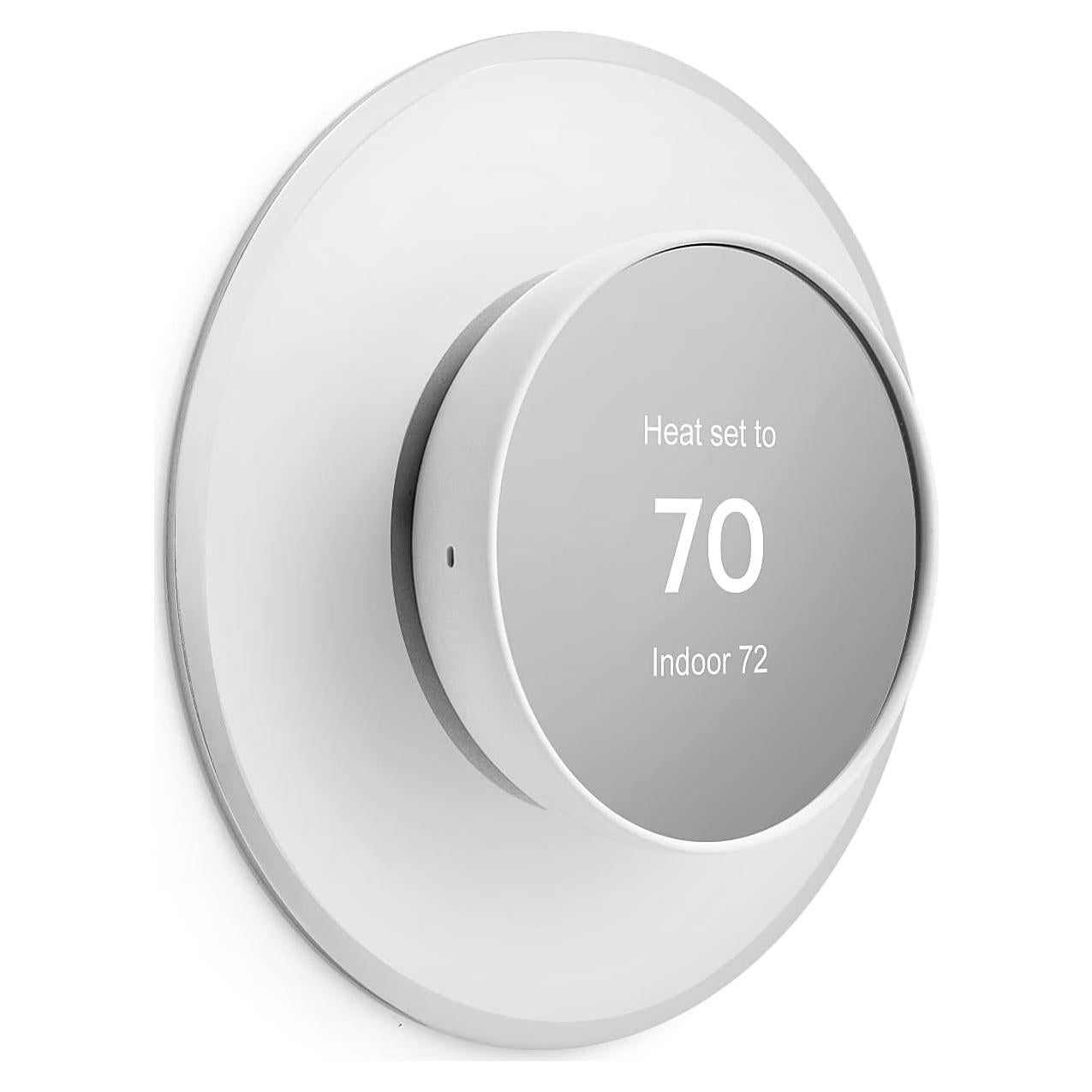 Placa Metálica Blanca POPMAS para Termostato Google Nest 2020