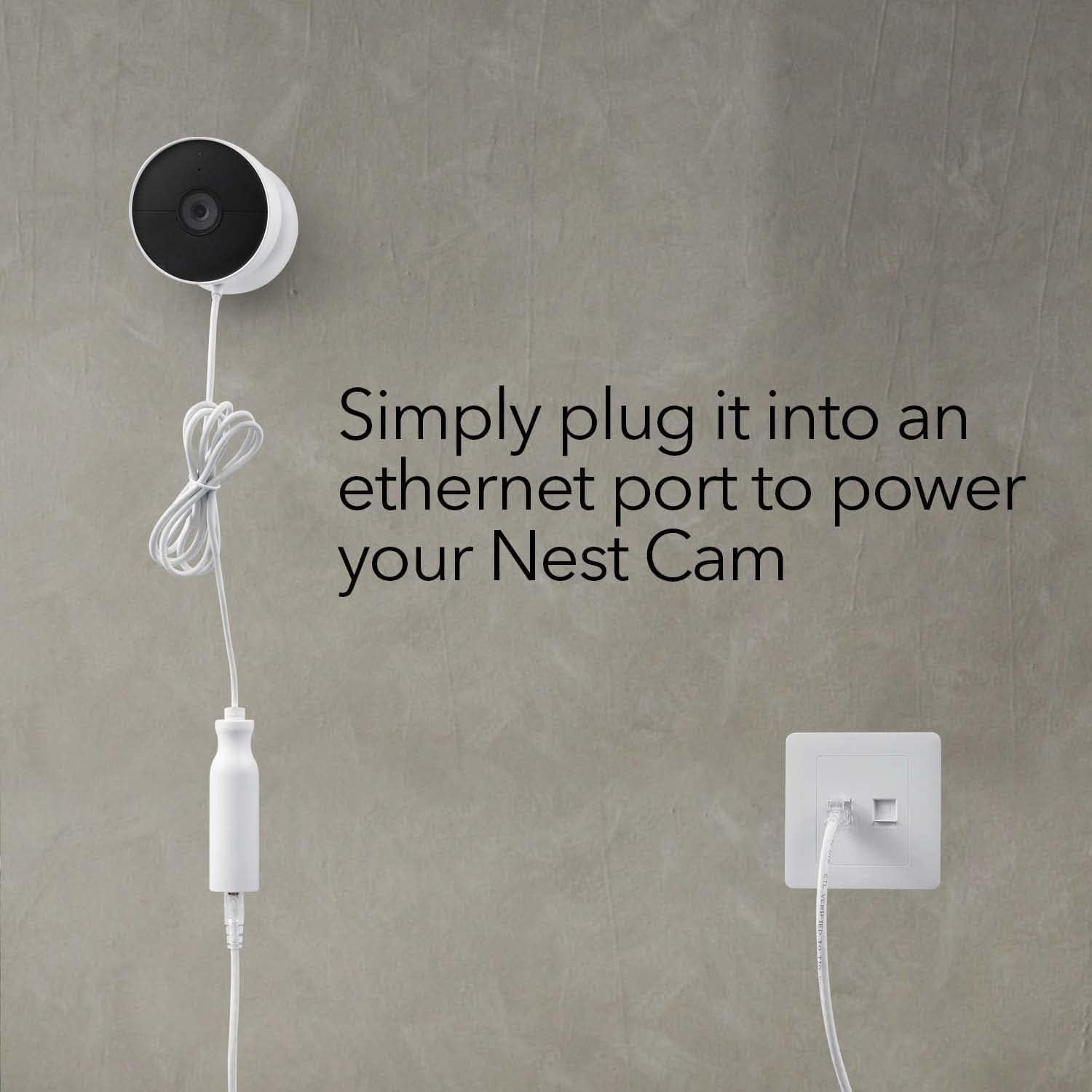 Adaptador PoE Wasserstein para Google Nest Cam - Carga y Conexión