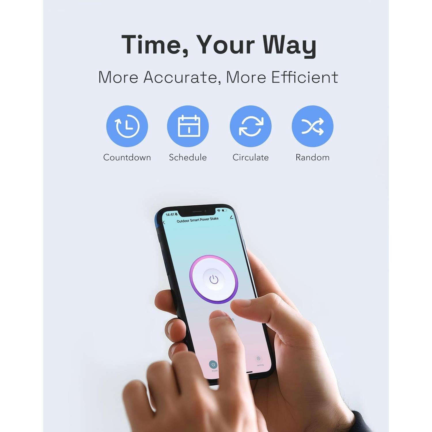 Enchufe Inteligente Exterior HBN 6 Salidas IP44 Control Voz