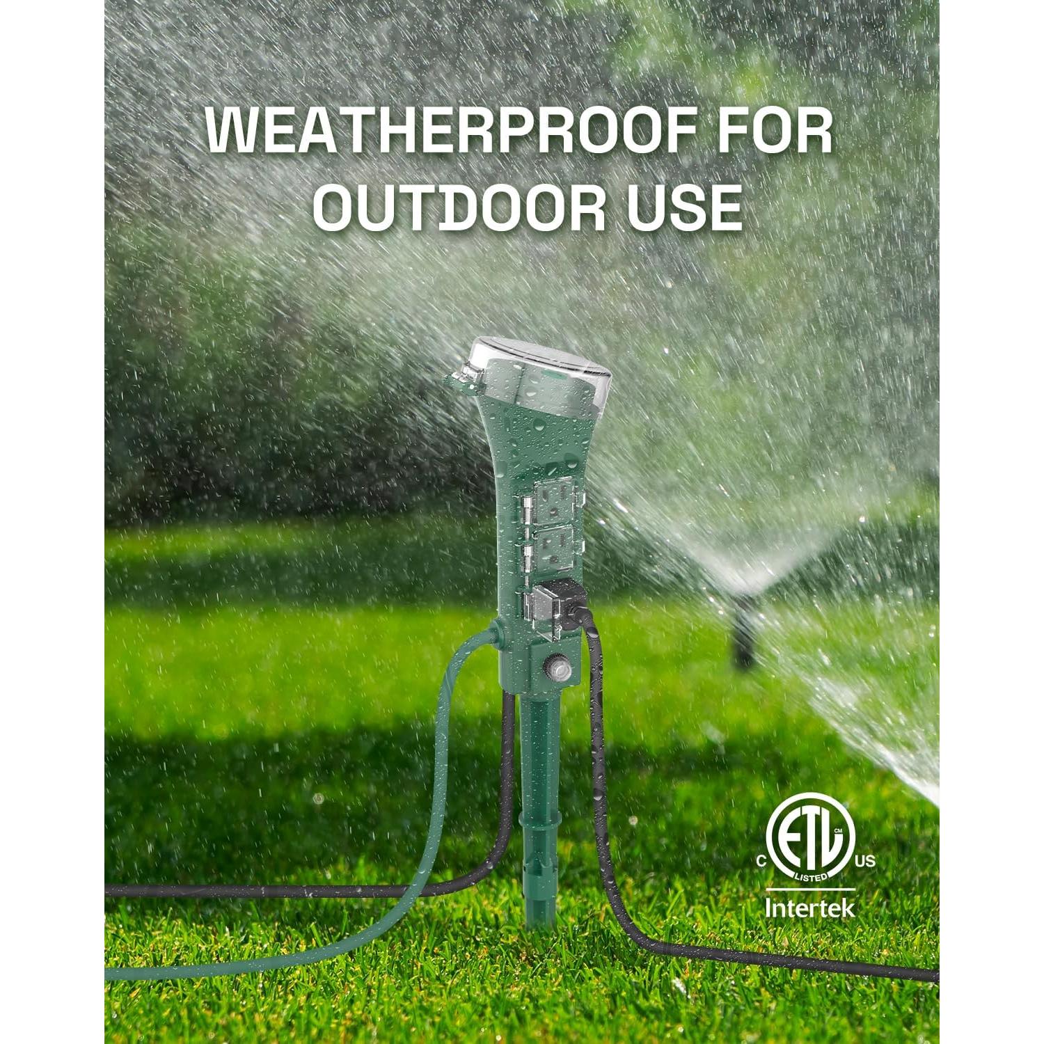 Enchufe Inteligente Exterior HBN 6 Salidas IP44 Control Voz