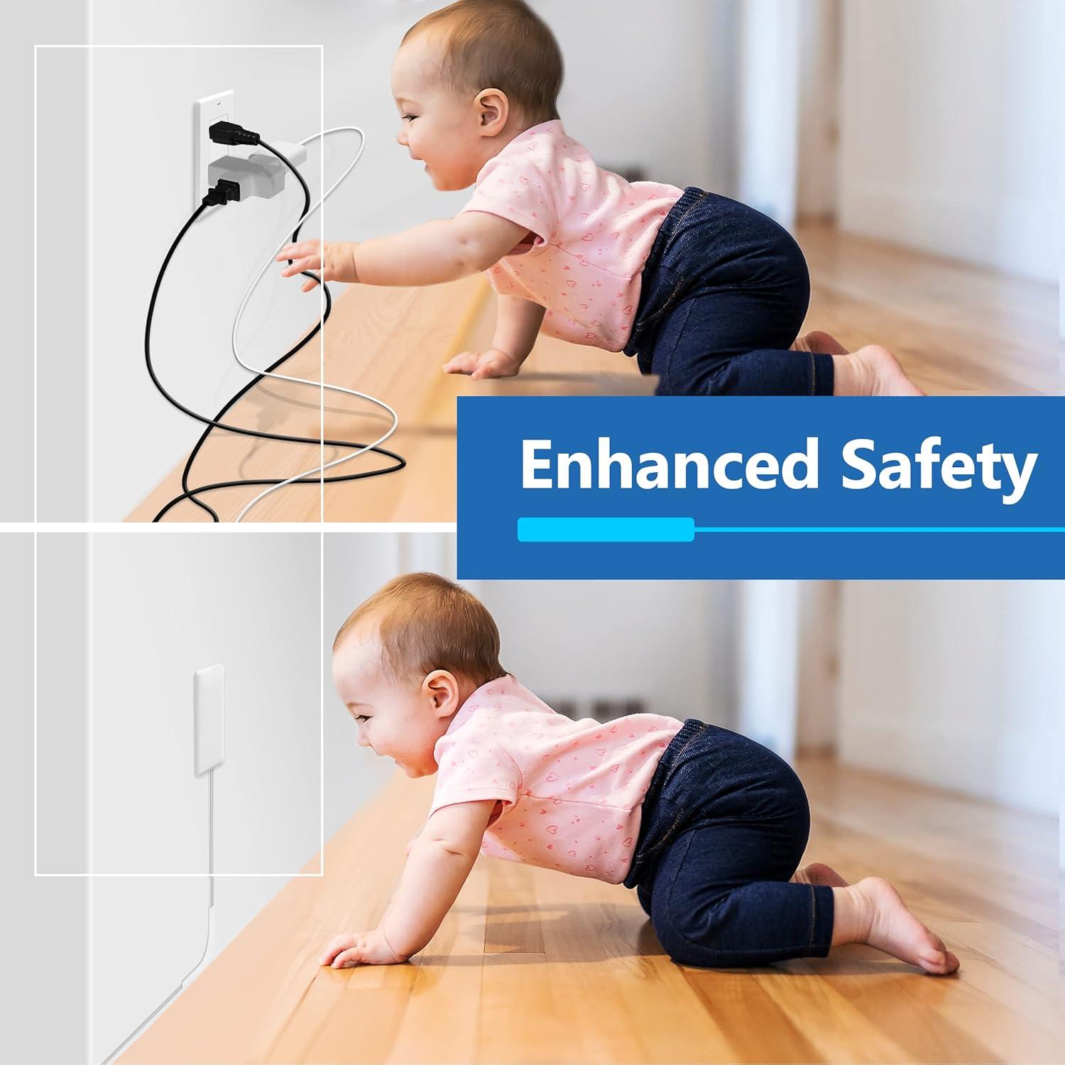 Extensor de Salida LIDER 3 Receptáculos Blanco 0.91m