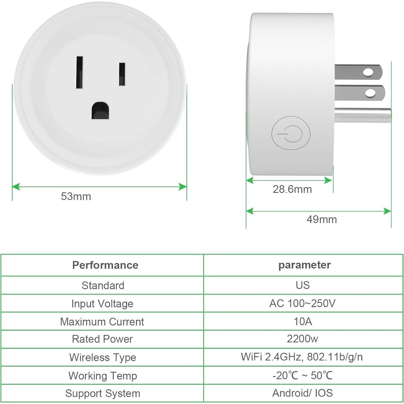 Enchufe Inteligente Filotimo WiFi 4 Salidas Control Remoto