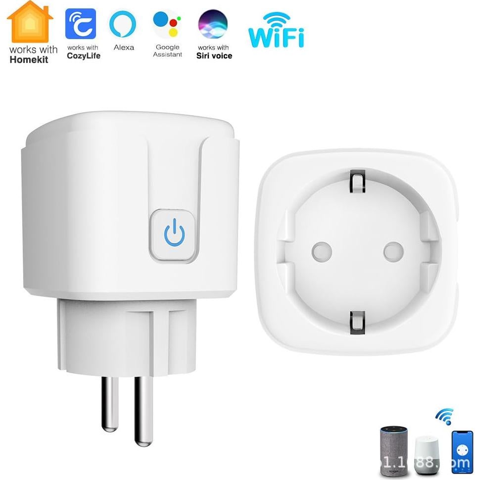 Enchufe Inteligente Homekit ngnsky 16A Control Voz Siri