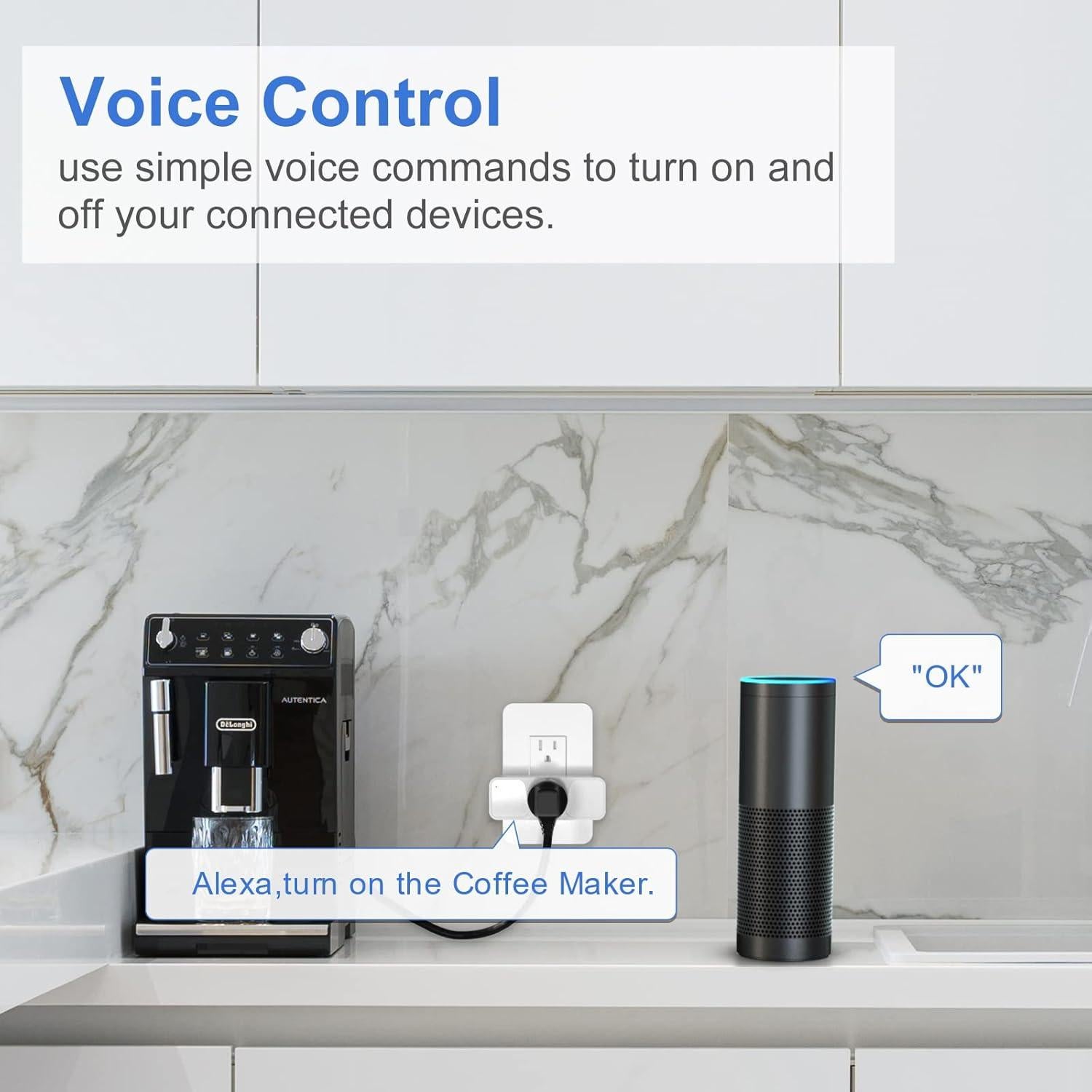 Enchufe Inteligente Milfra 2.4GHz WiFi Control por Voz
