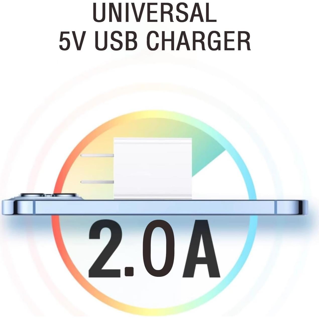 Adaptador de Corriente 5V 2A JMDDS para Cámaras - Paquete de 3