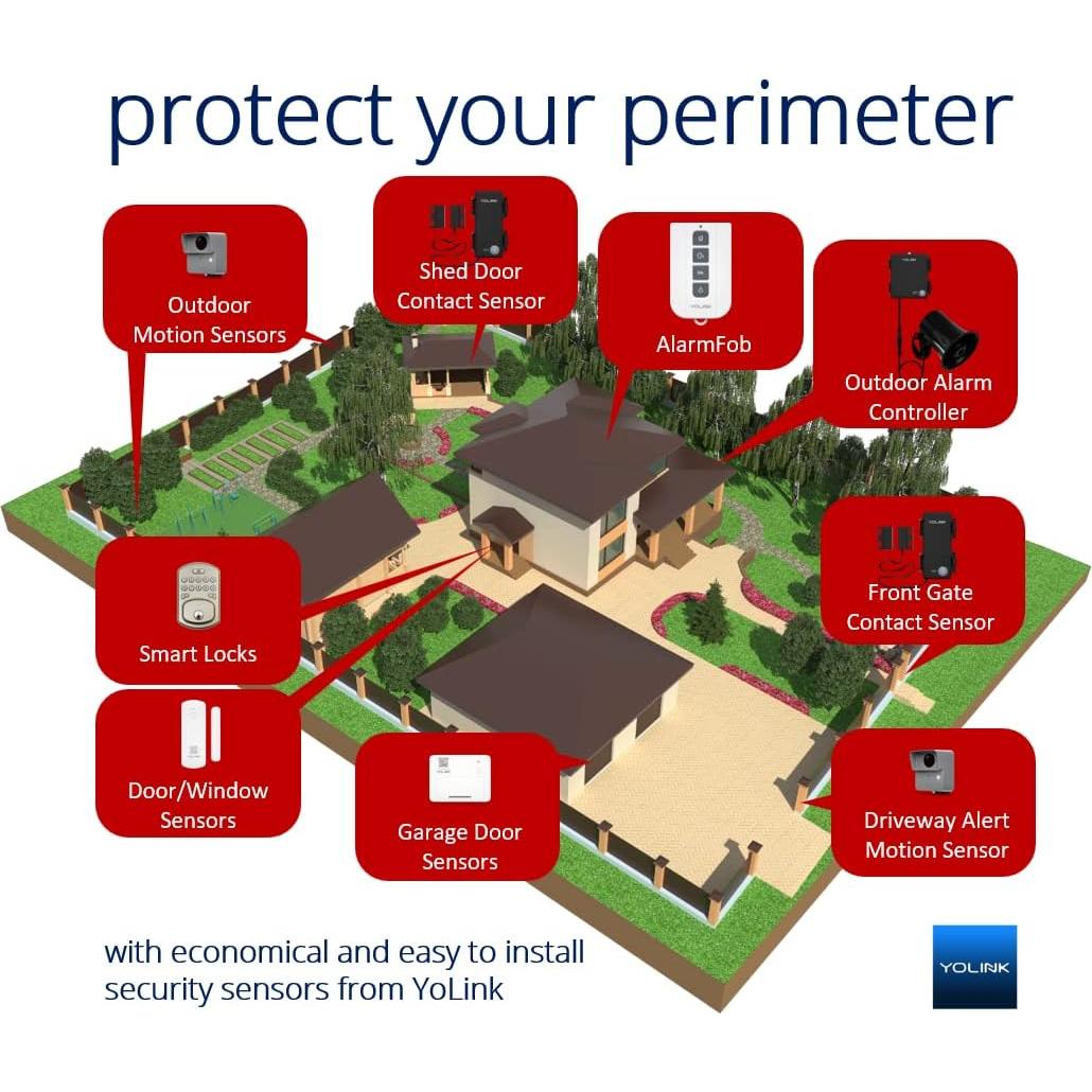 Kit de Inicio Hogar Inteligente YoLink - Hub, Sensores y Enchufe