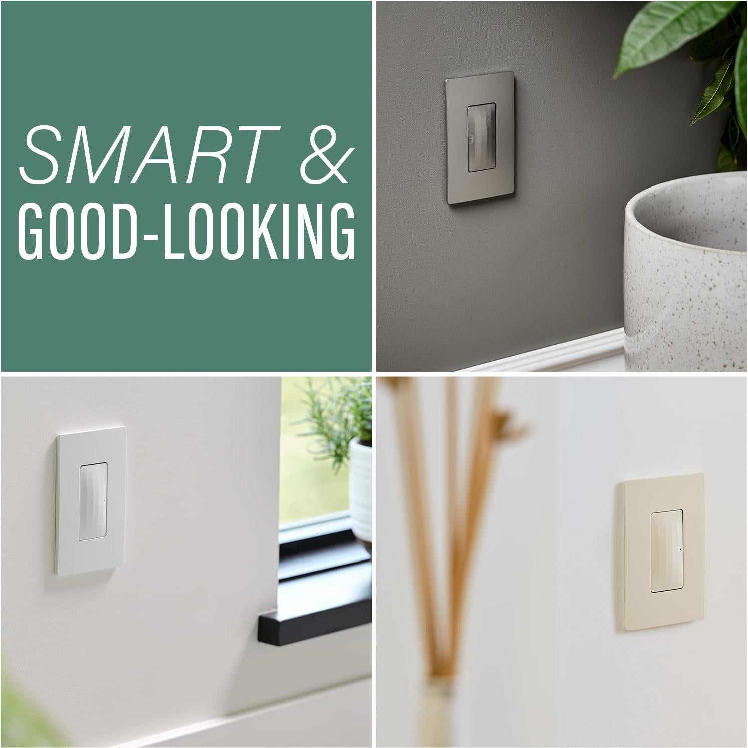 Interruptor Inteligente Legrand Radiant WNRH15KITLA Almendra Clara