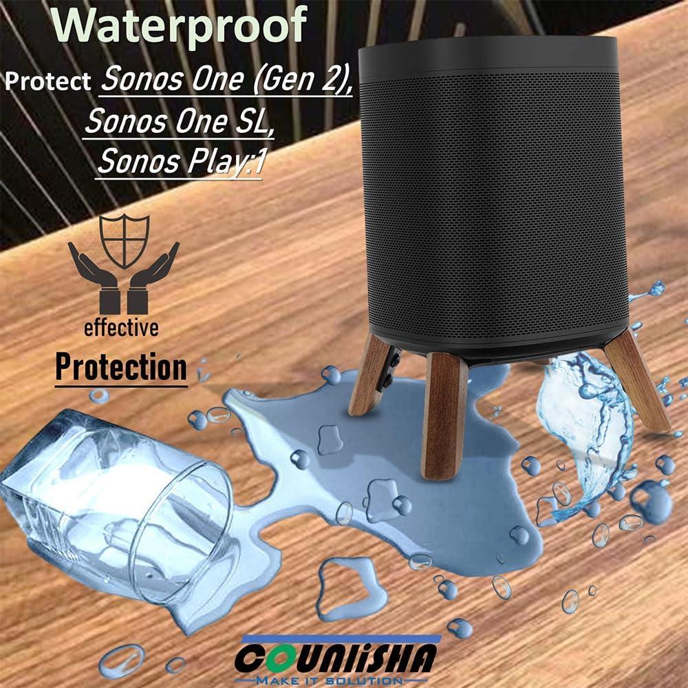 Soporte de Madera Real Yotommi para Sonos One Gen2 y Play:1