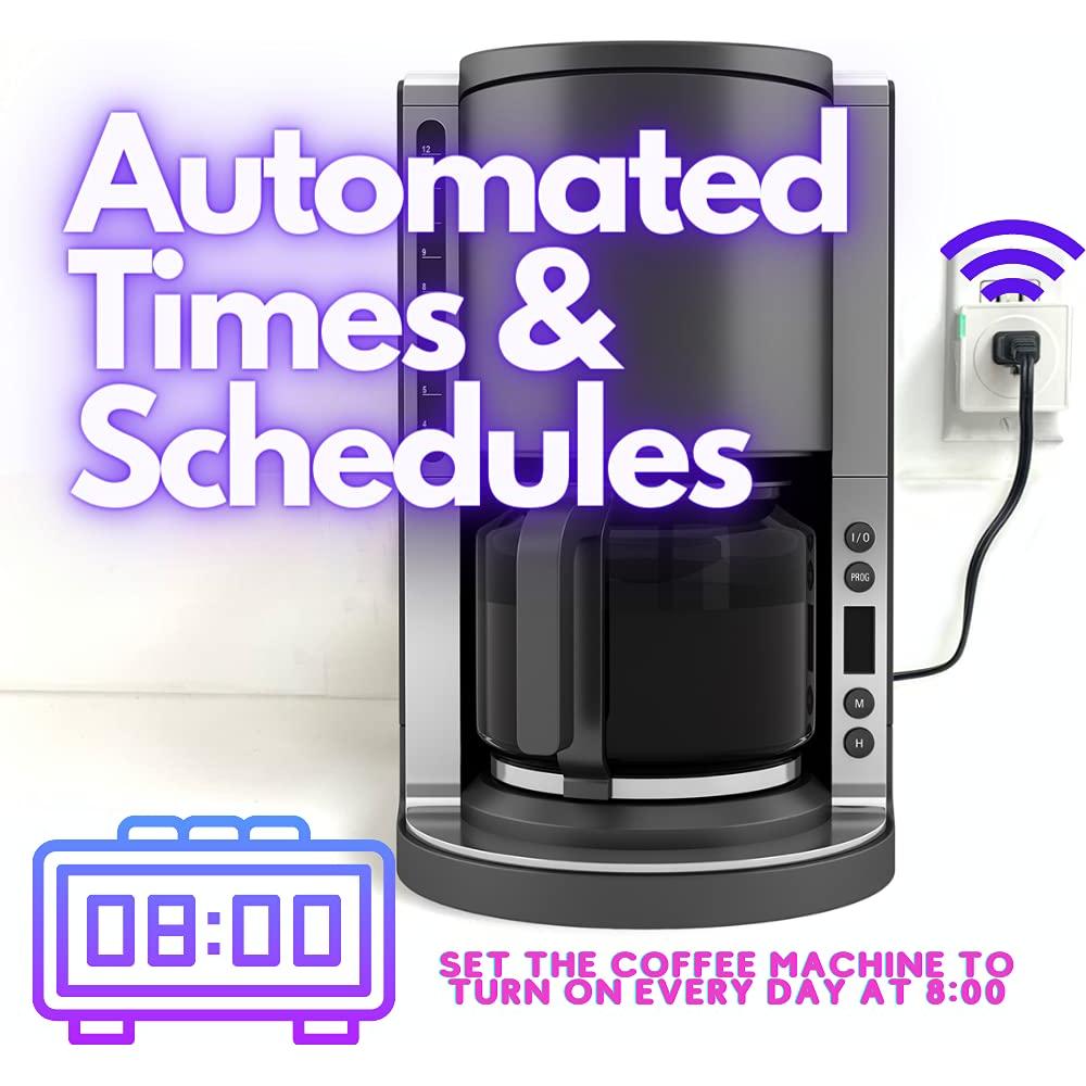 Enchufe Inteligente MOBI WiFi Mini, Compatible con Alexa y Google Home