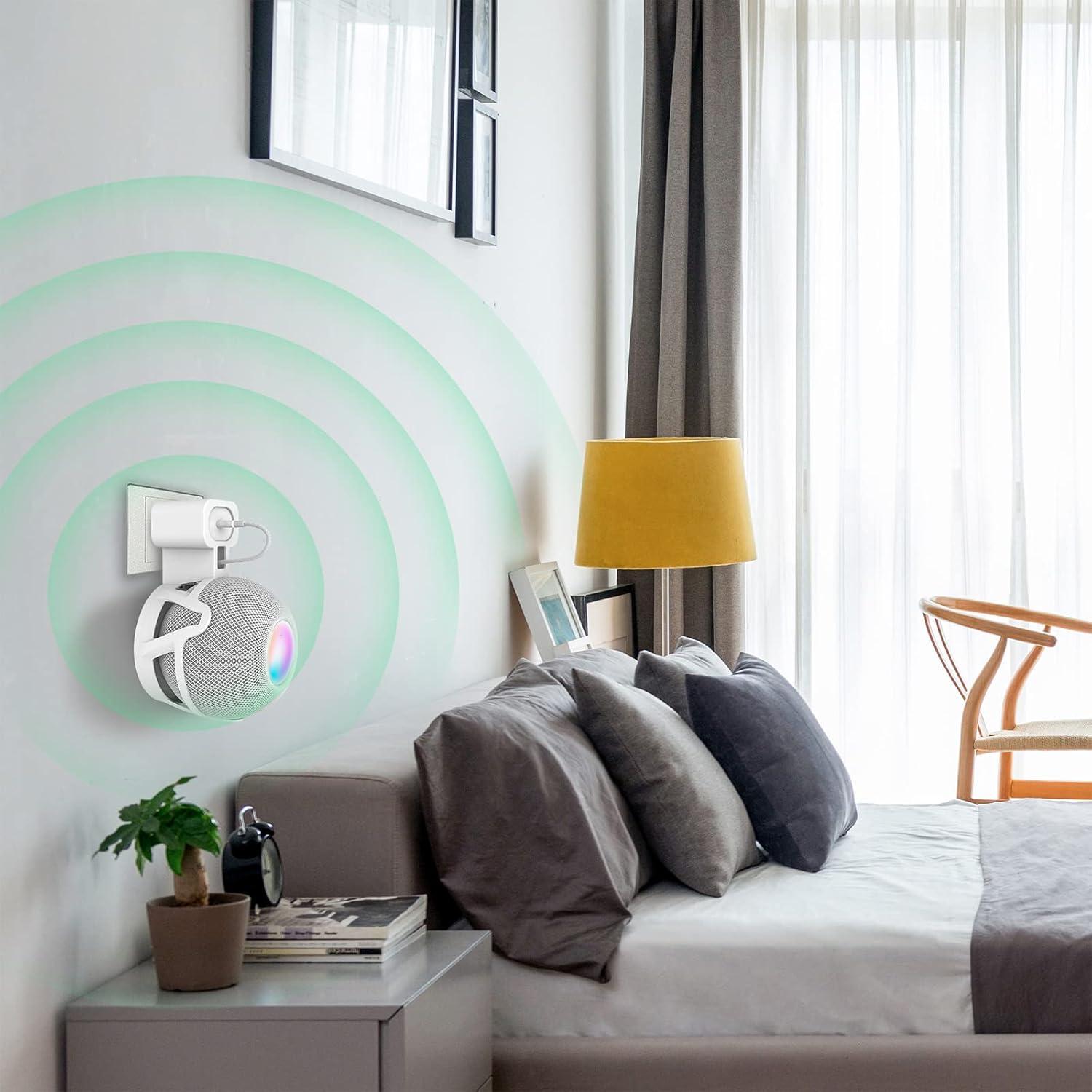 Soporte de pared VOMA para HomePod Mini - Blanco, sin tornillos