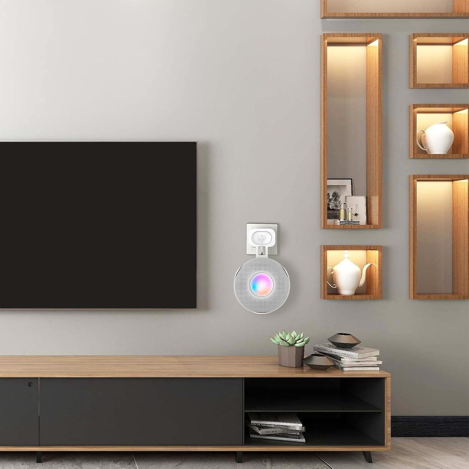 Soporte de pared VOMA para HomePod Mini - Blanco, sin tornillos