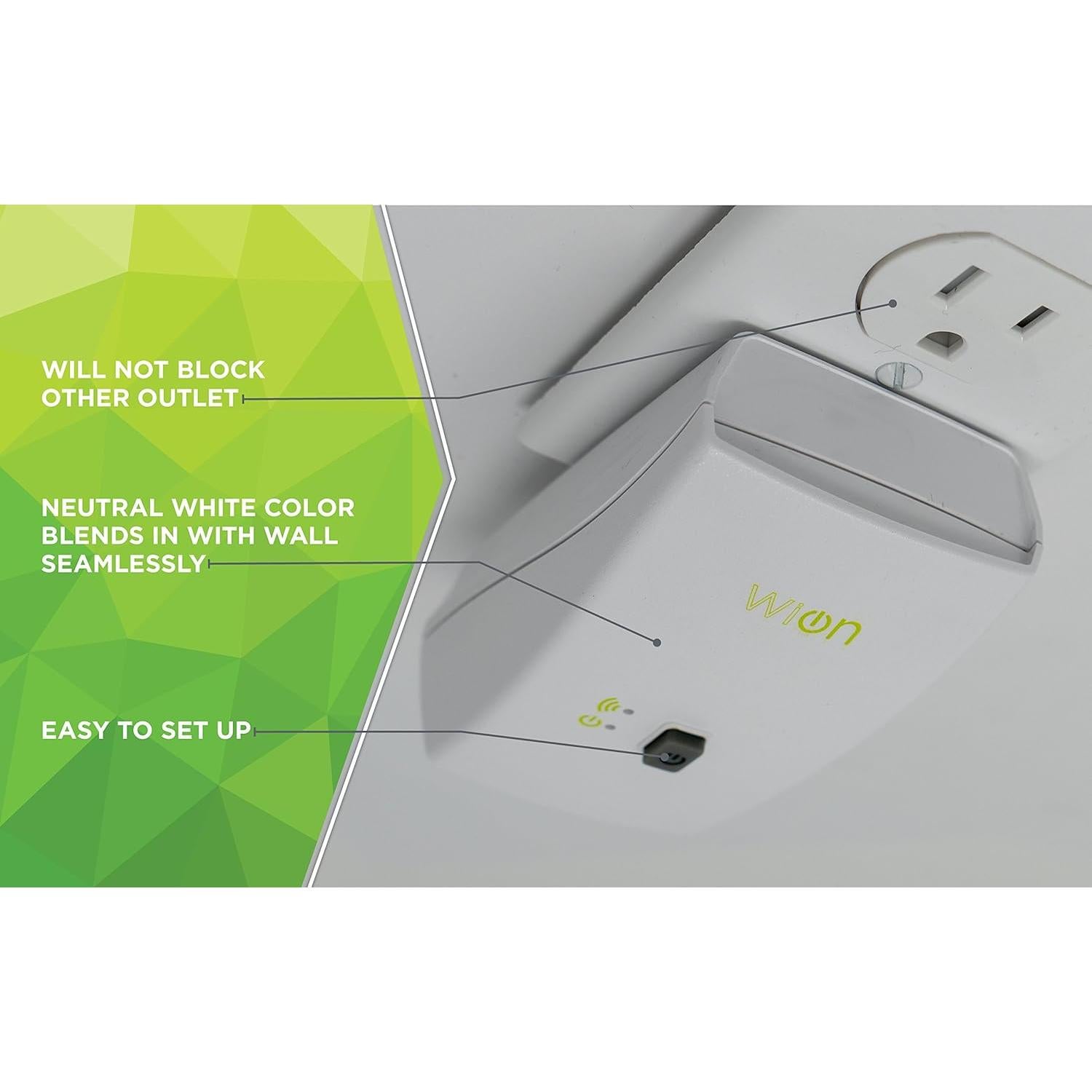 Enchufe WiFi Inteligente Woods WiOn 50050 Blanco 15A 1000W