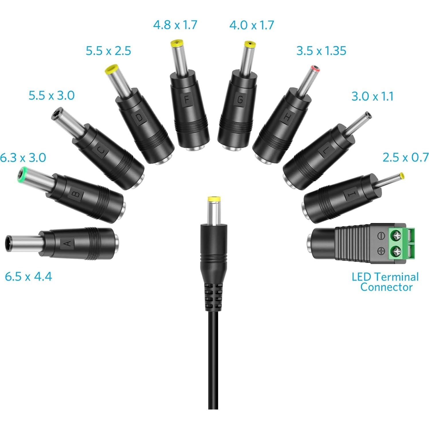 Adaptador AC DC 45W Belker Universal 5V a 15V 3A