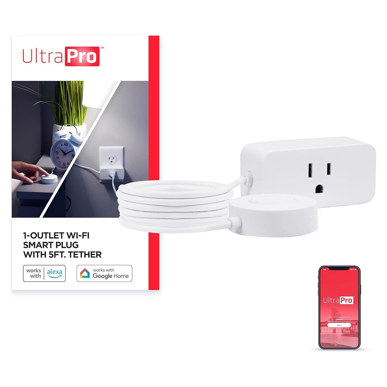 Enchufe Inteligente WiFi UltraPro 60342 con Tether 1.52m