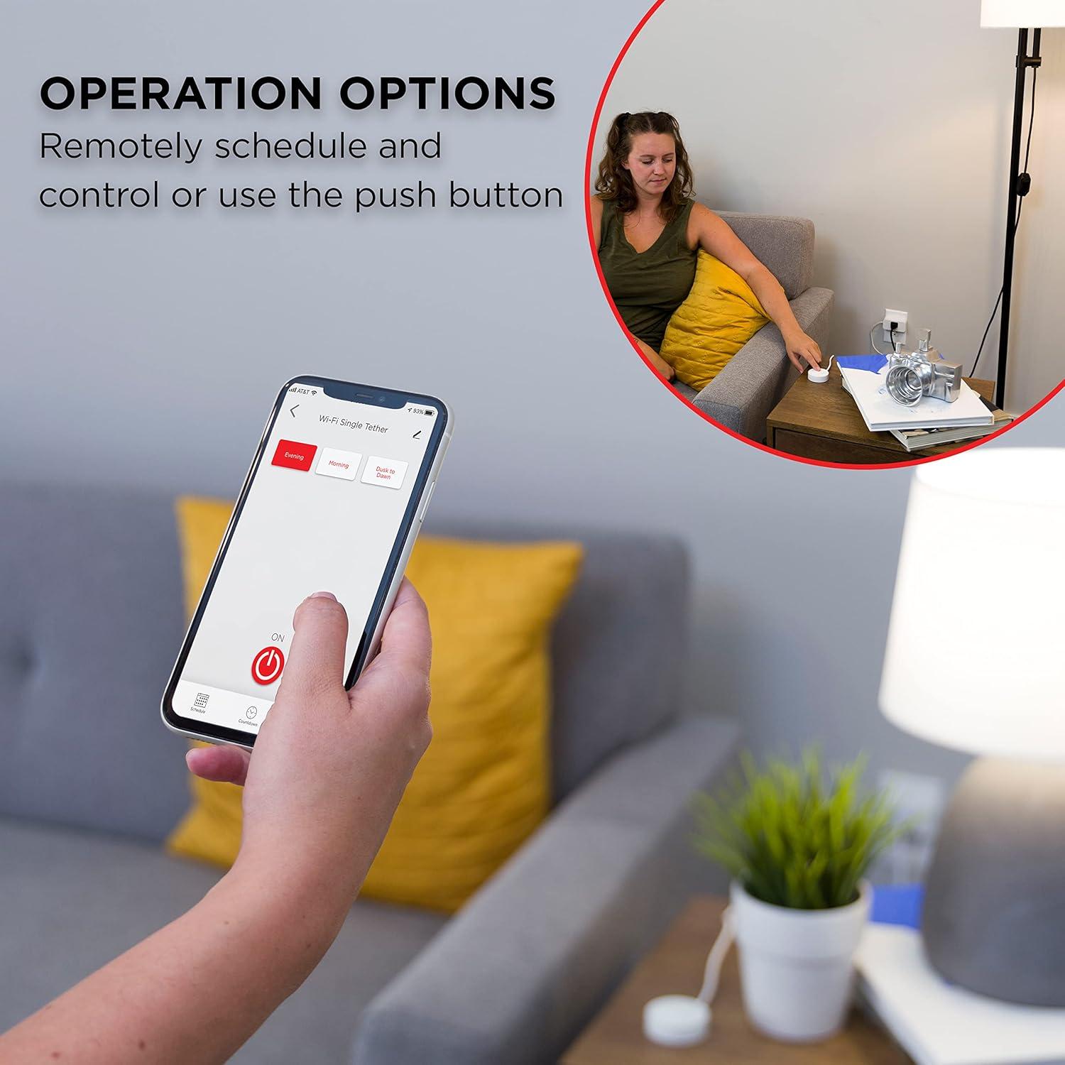 Enchufe Inteligente WiFi UltraPro 60342 con Tether 1.52m