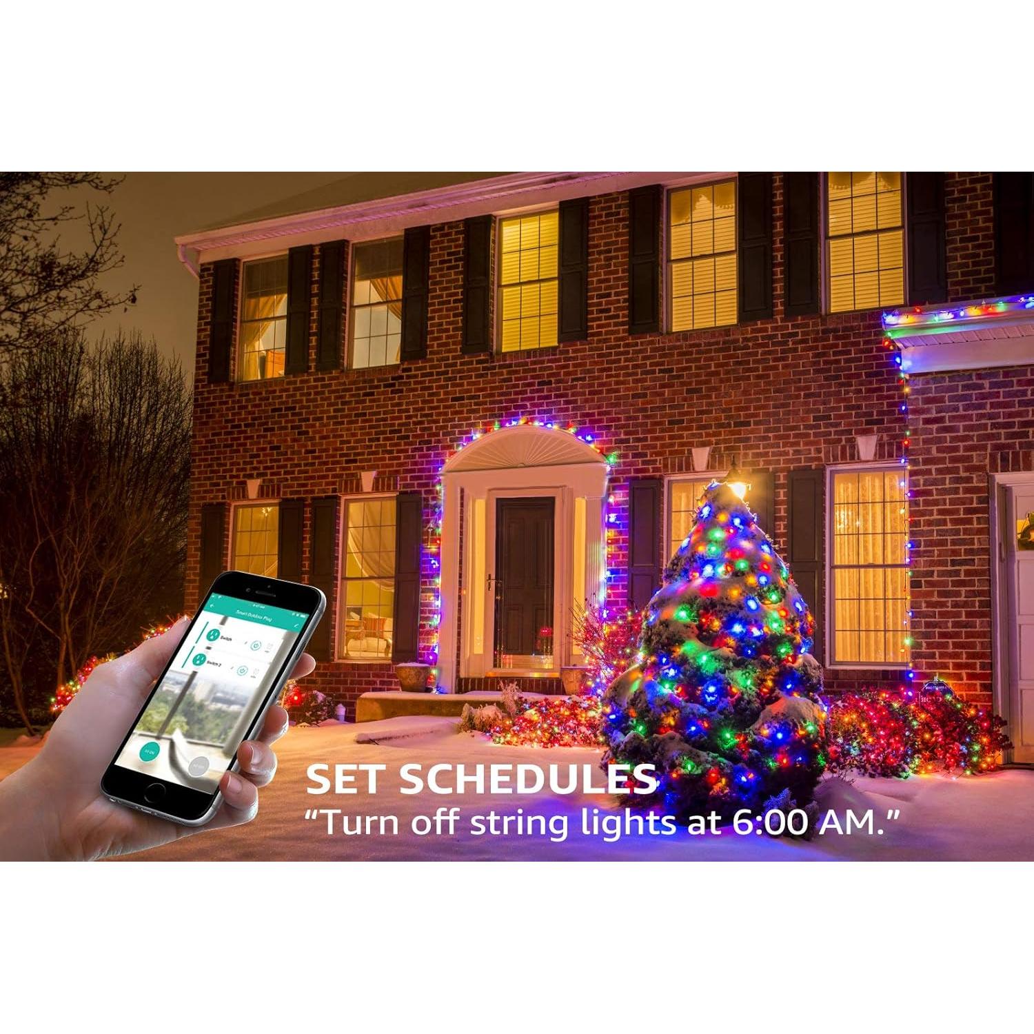 Enchufe Inteligente Exterior TORCHSTAR 2-en-1 WiFi IP44