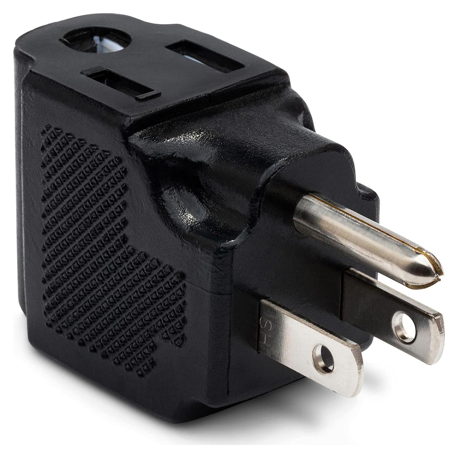 Adaptador de Poder en Ángulo Recto Hosa PWA-486 NEMA 5-15R a 5-15P