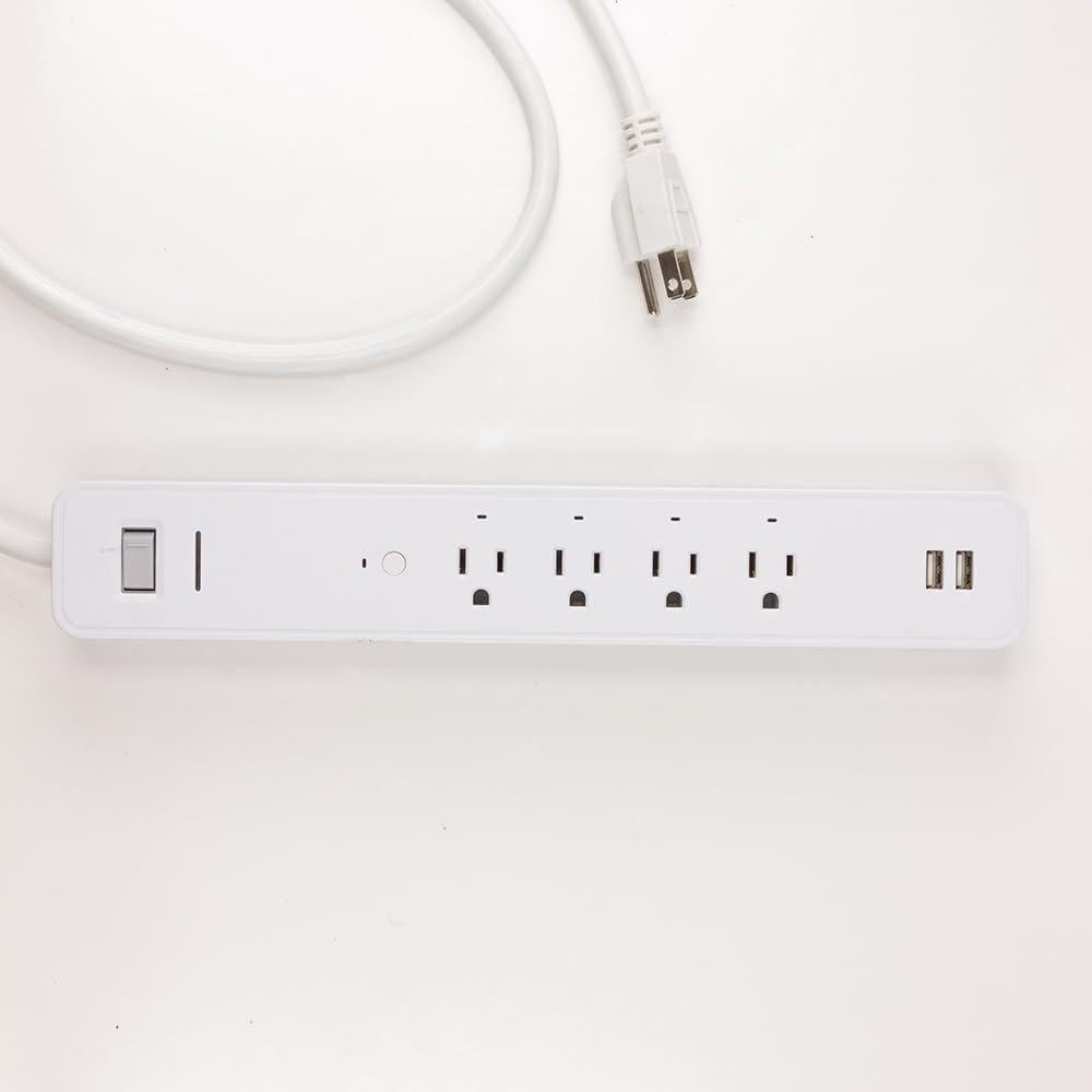 Tira de Energía Inteligente MaxLite APS-6, 4 Salidas AC, 2 USB