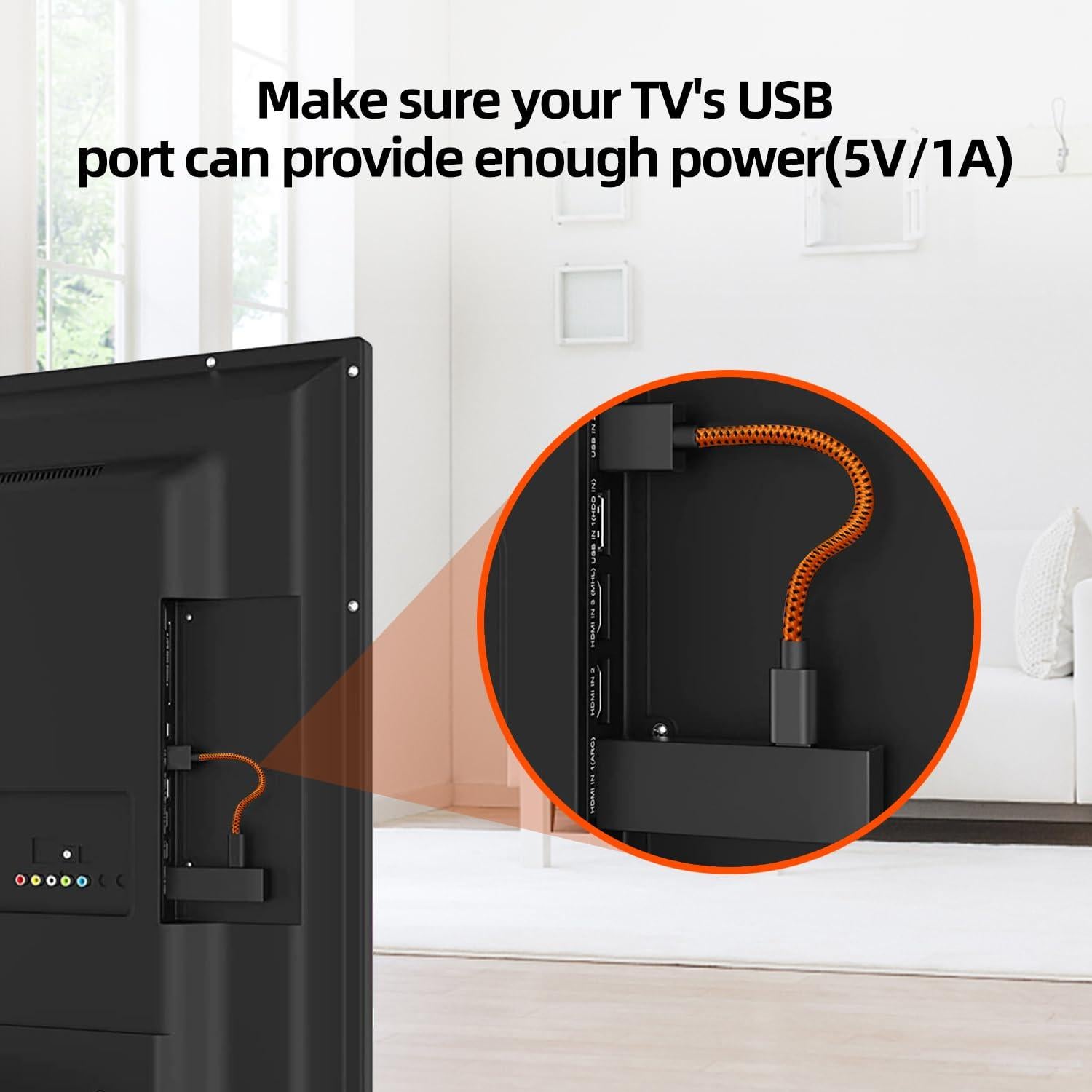 Adaptador de Corriente USB para Fire Stick Beyork 20cm