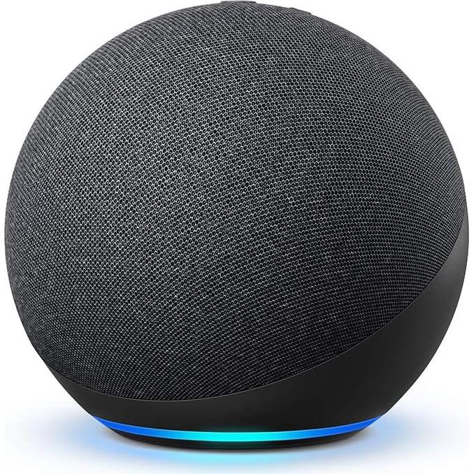 Echo (4th generation) International Version | With premium sound, smart home hub and Alexa | Charcoal