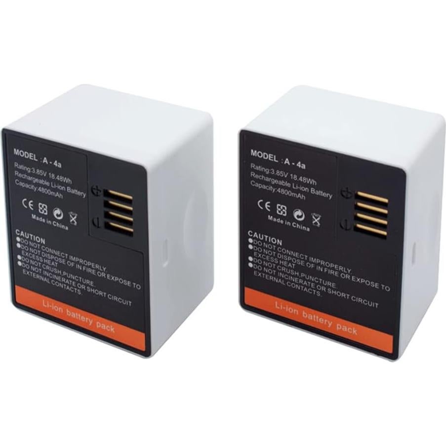 Paquete de 2 Baterías Recargables 3.85V para Arlo Pro 3/4/5/Ultra