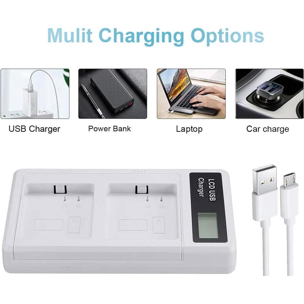 Paquete de 2 Baterías Recargables GELINTO para Arlo Pro 3/4/5s/Ultra