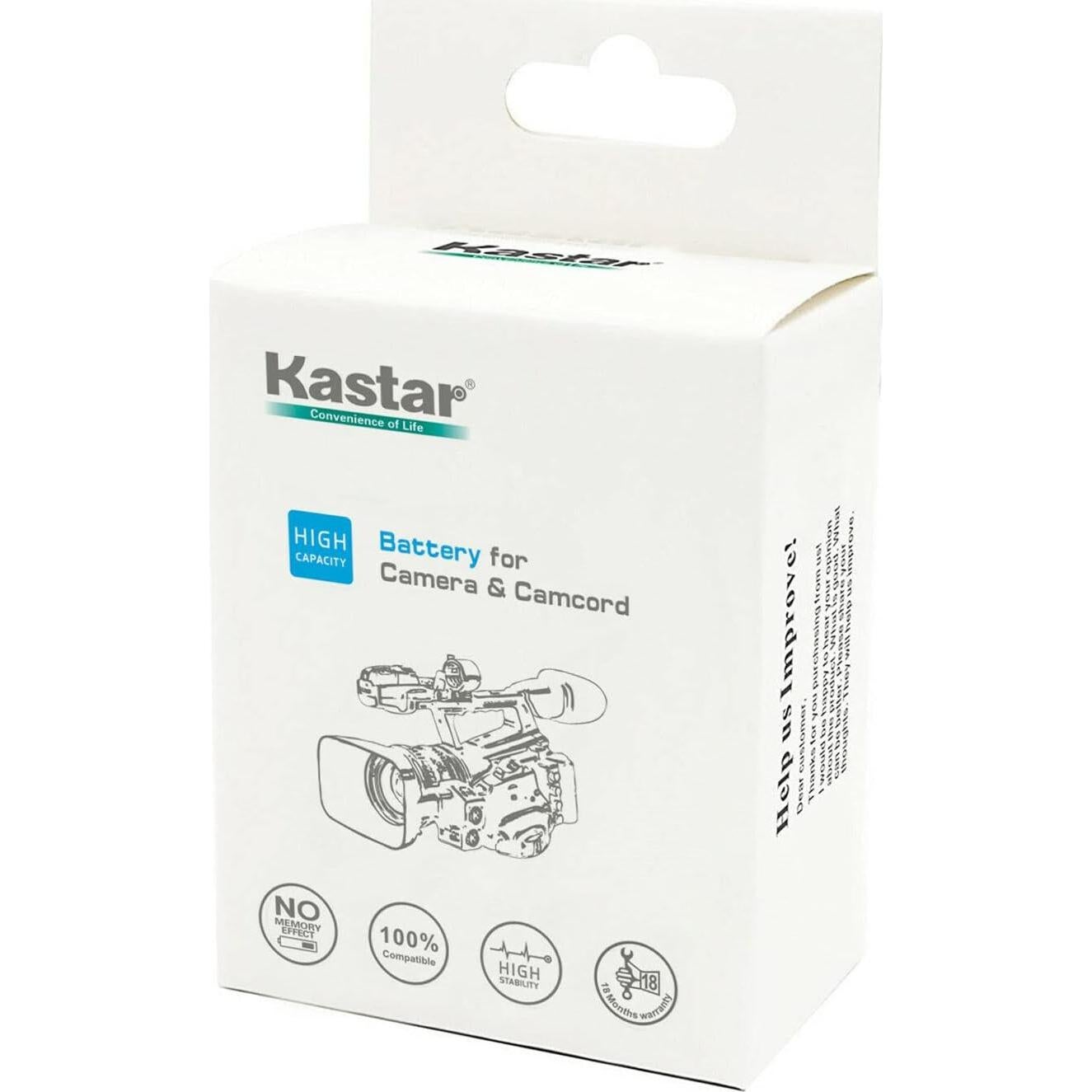 Kastar Cargador USB + 4 Baterías Litio Ion 2440mAh para Arlo