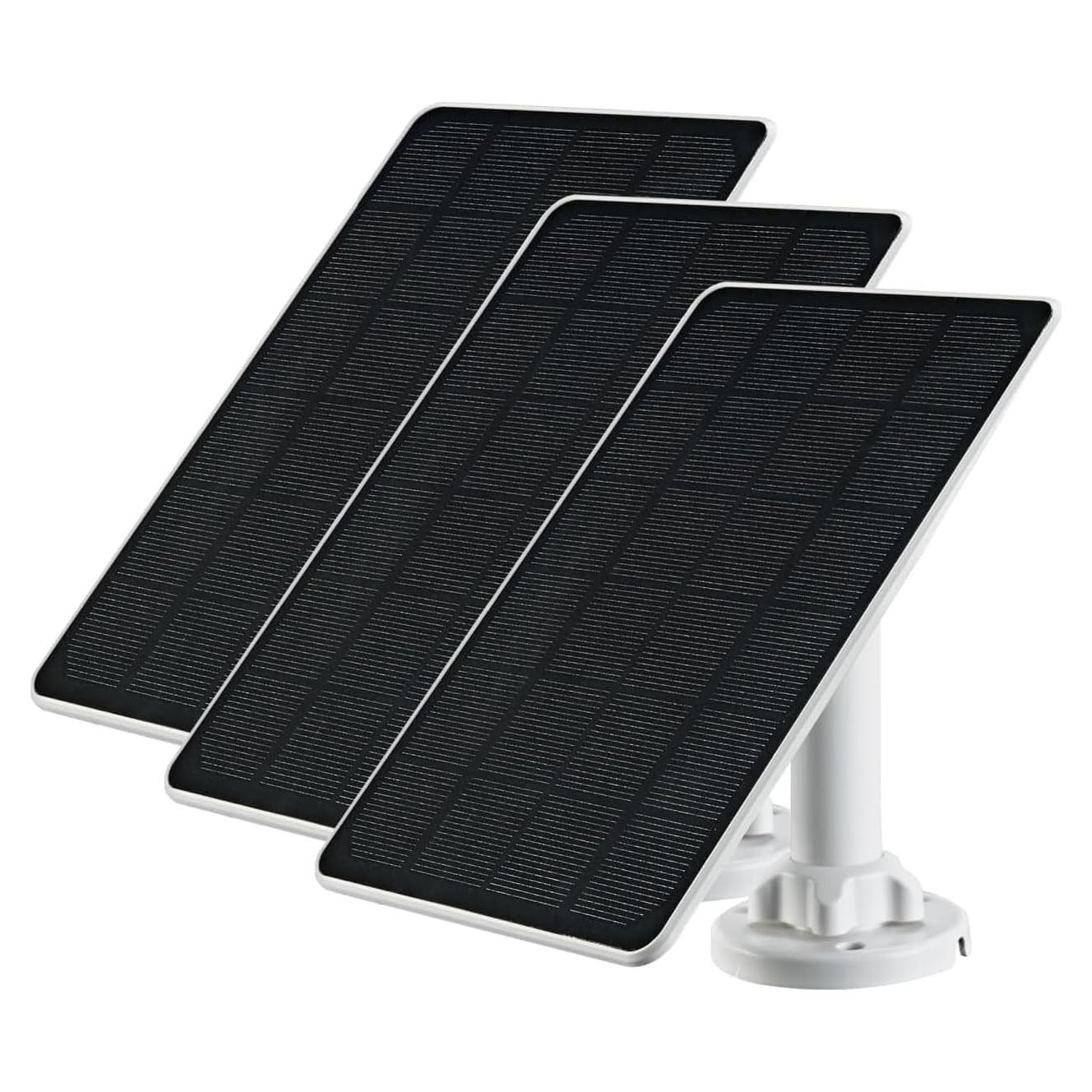 Cargador Solar GENDOING 3 Piezas para Cámara Arlo 5W 5V