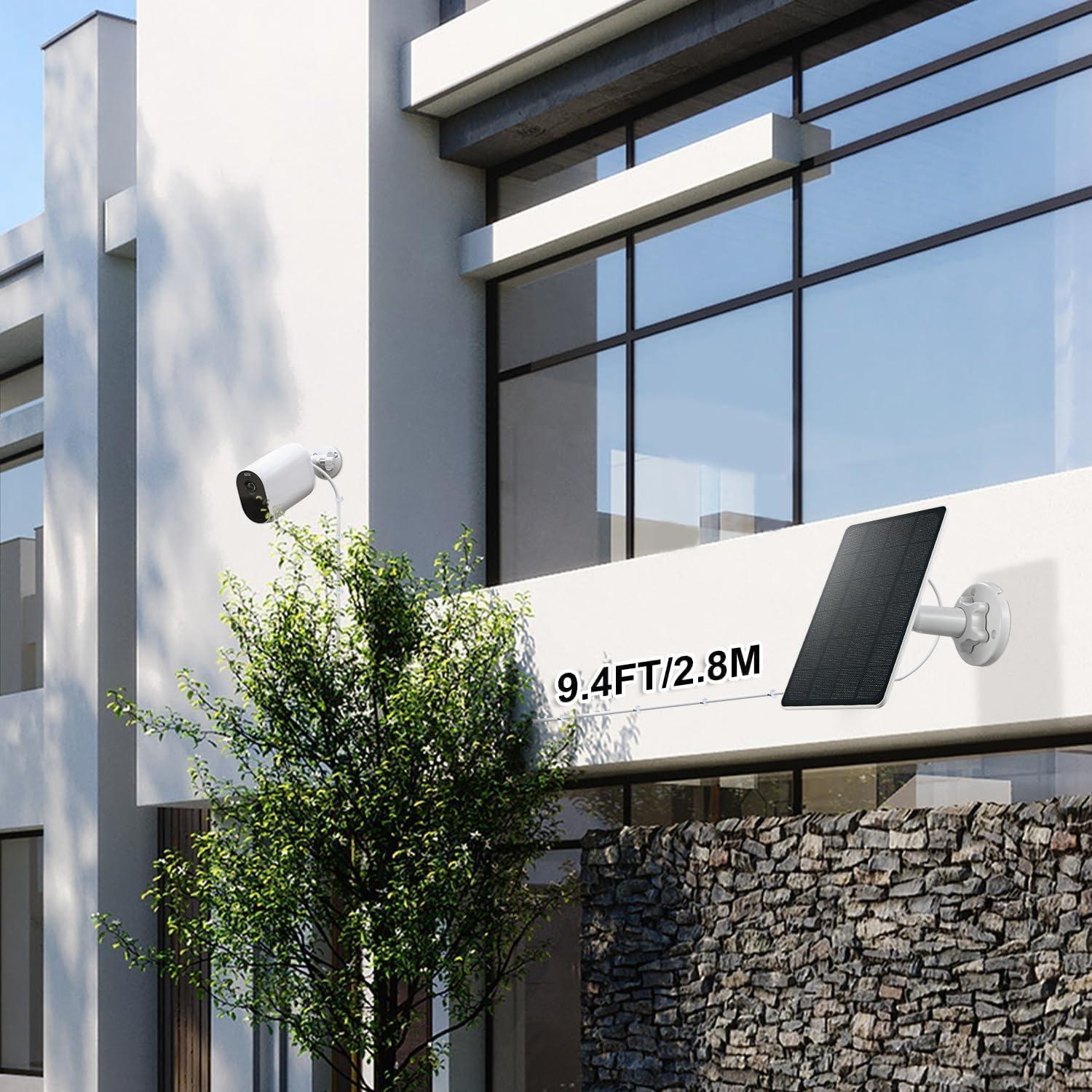 Cargador Solar GENDOING 3 Piezas para Cámara Arlo 5W 5V