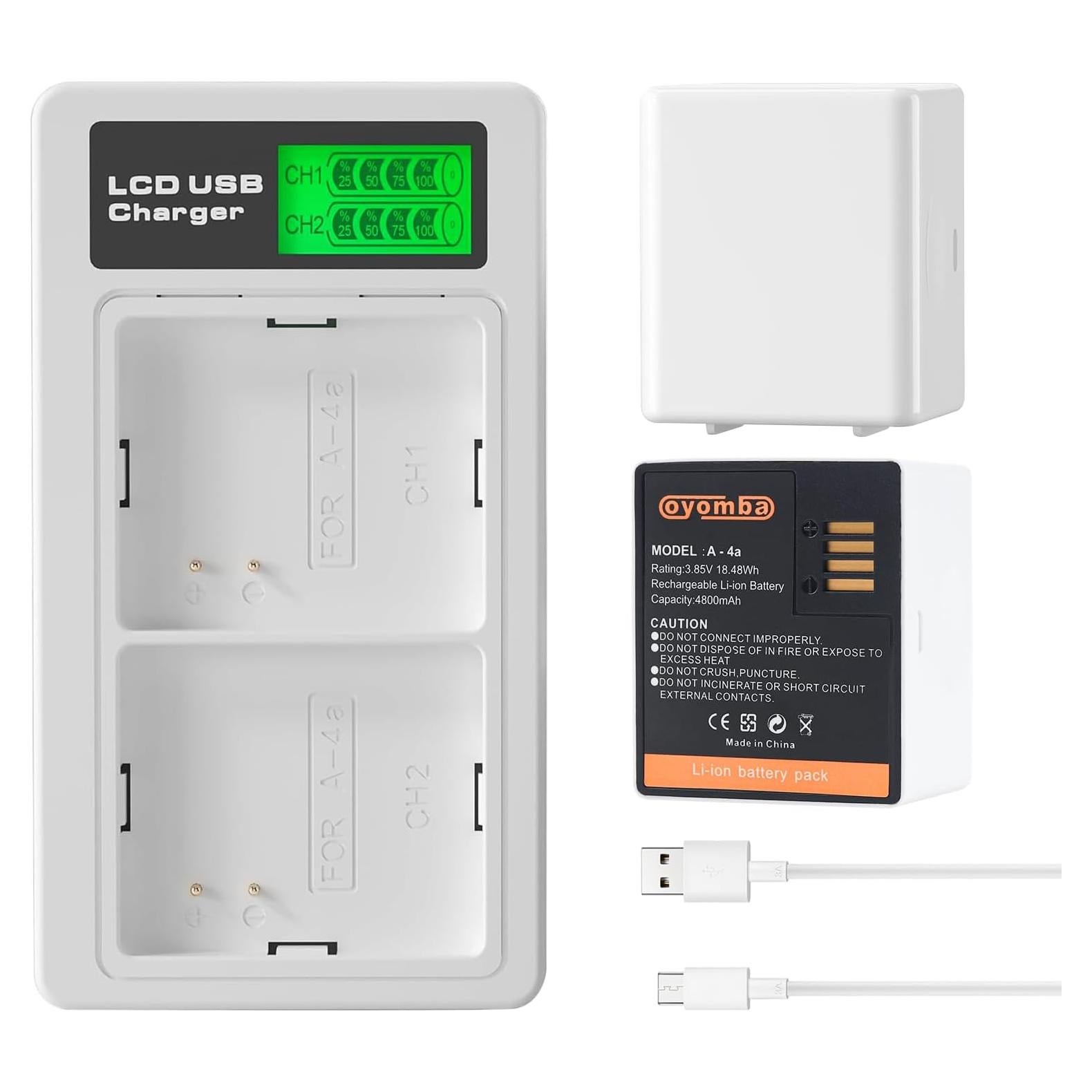 Baterías Recargables A-4a para Arlo Pro 3/4/5S 2K - Paquete de 2