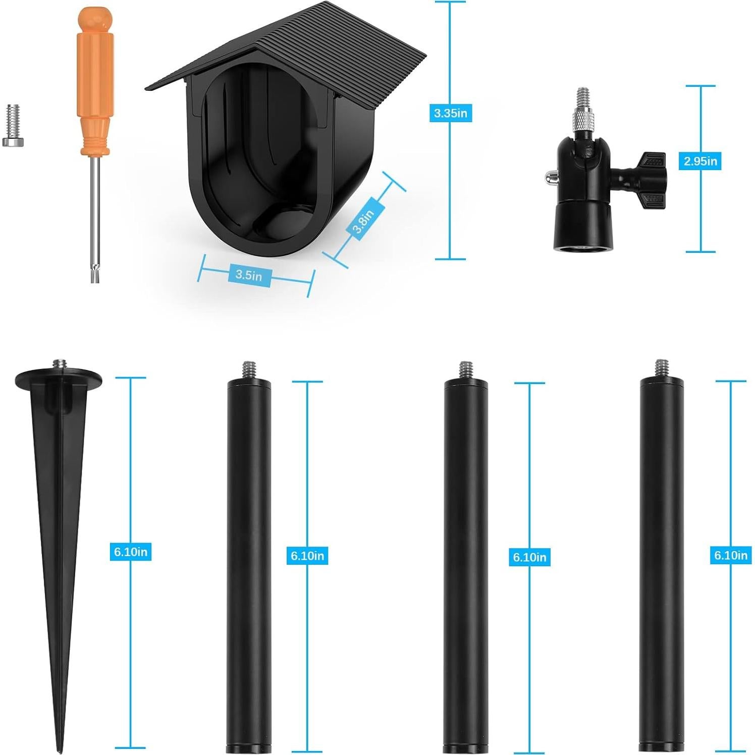 Soporte de Montaje en Suelo HOLACA para Cámaras Arlo - Ajustable 360°