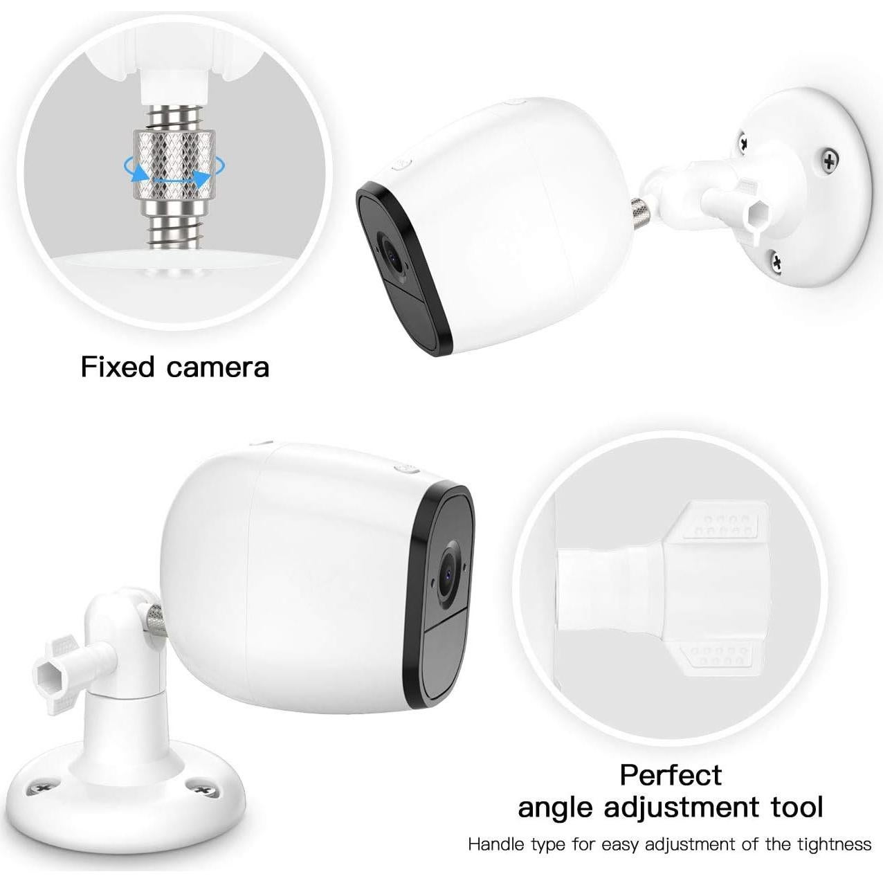 Soporte de Pared Ajustable HOLACA para Cámaras Arlo - Blanco