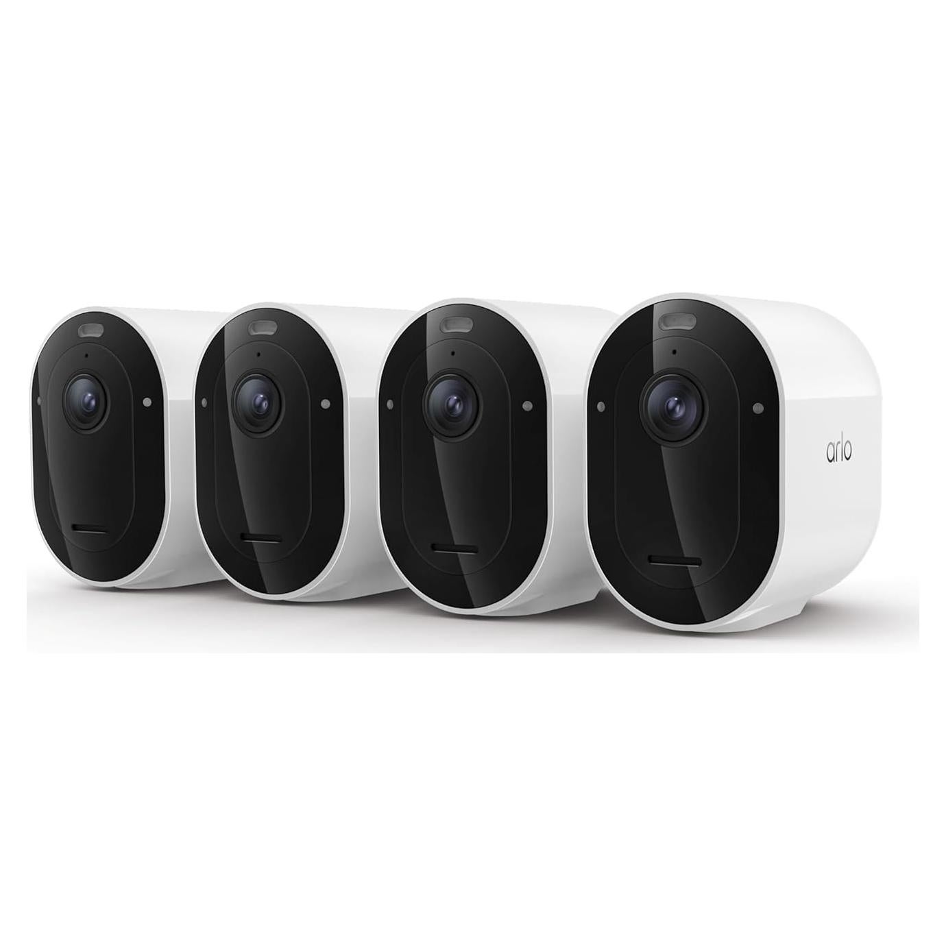Cámara de Seguridad Arlo Pro 2K HDR - 4 Cámaras, Batería, 160°