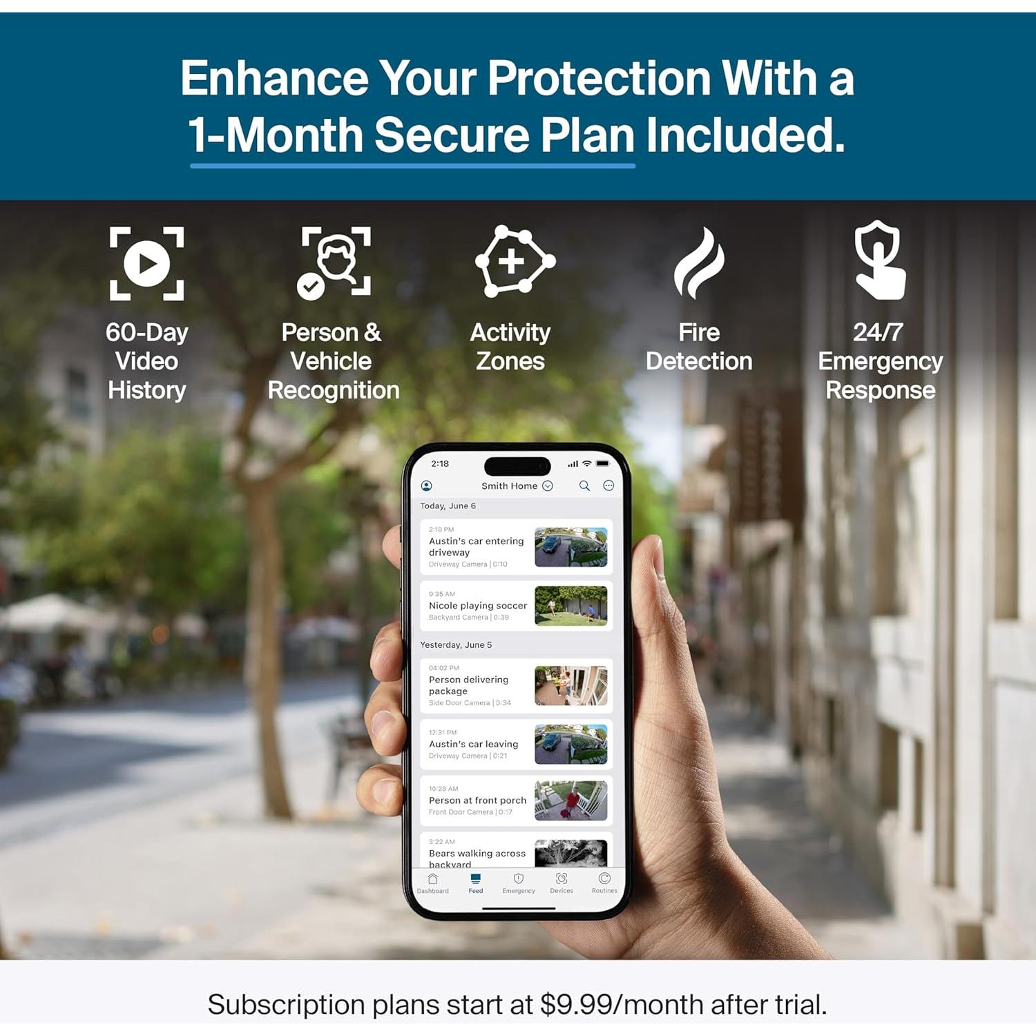 Cámara de Seguridad Arlo Pro 2K HDR - 4 Cámaras, Batería, 160°