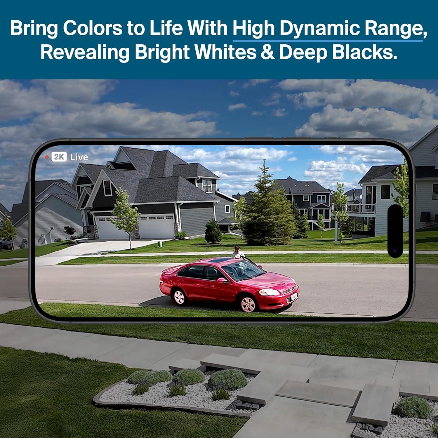 Cámara de Seguridad Arlo Pro 2K HDR - 4 Cámaras, Batería, 160°