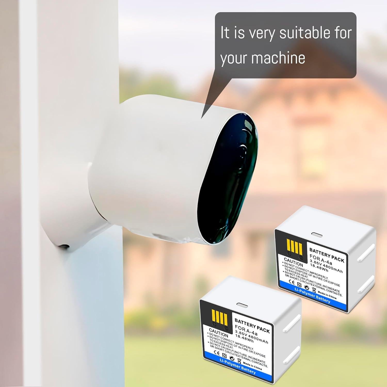 Cargadores Dual de Batería A-4A para Cámara Arlo Pro 3/4/Ultra