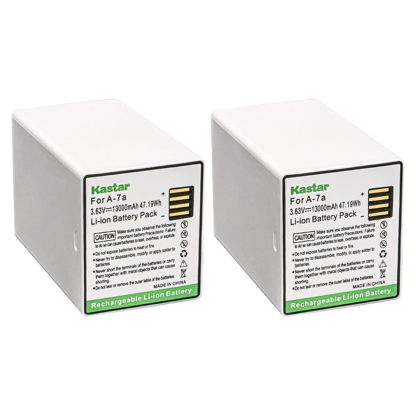 Batería Kastar A-7a 2-Pack Reemplazo para Arlo Pro 4 XL