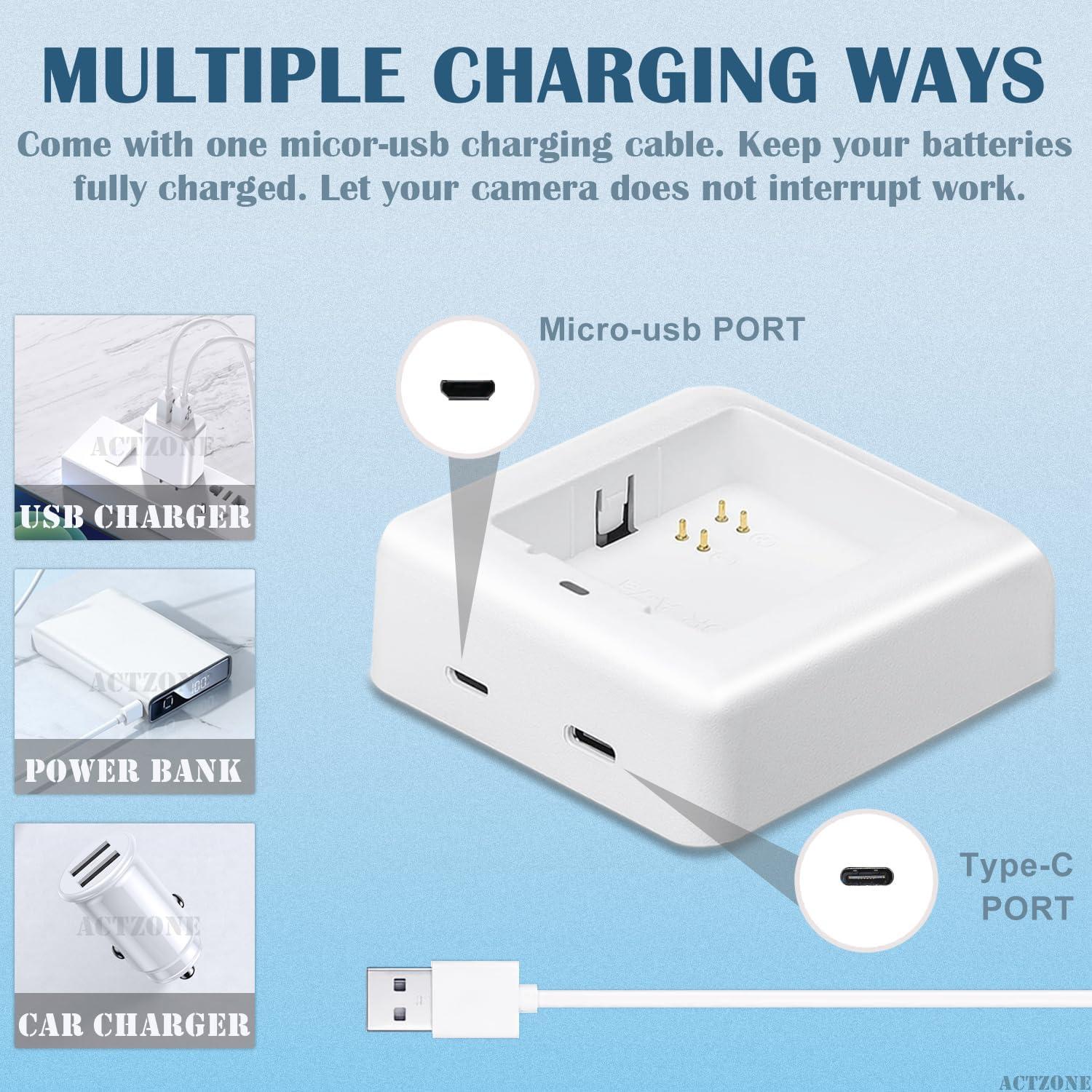 Batería Extendida A-7a XL 14000mAh + Cargador Rápido 18W Arlo